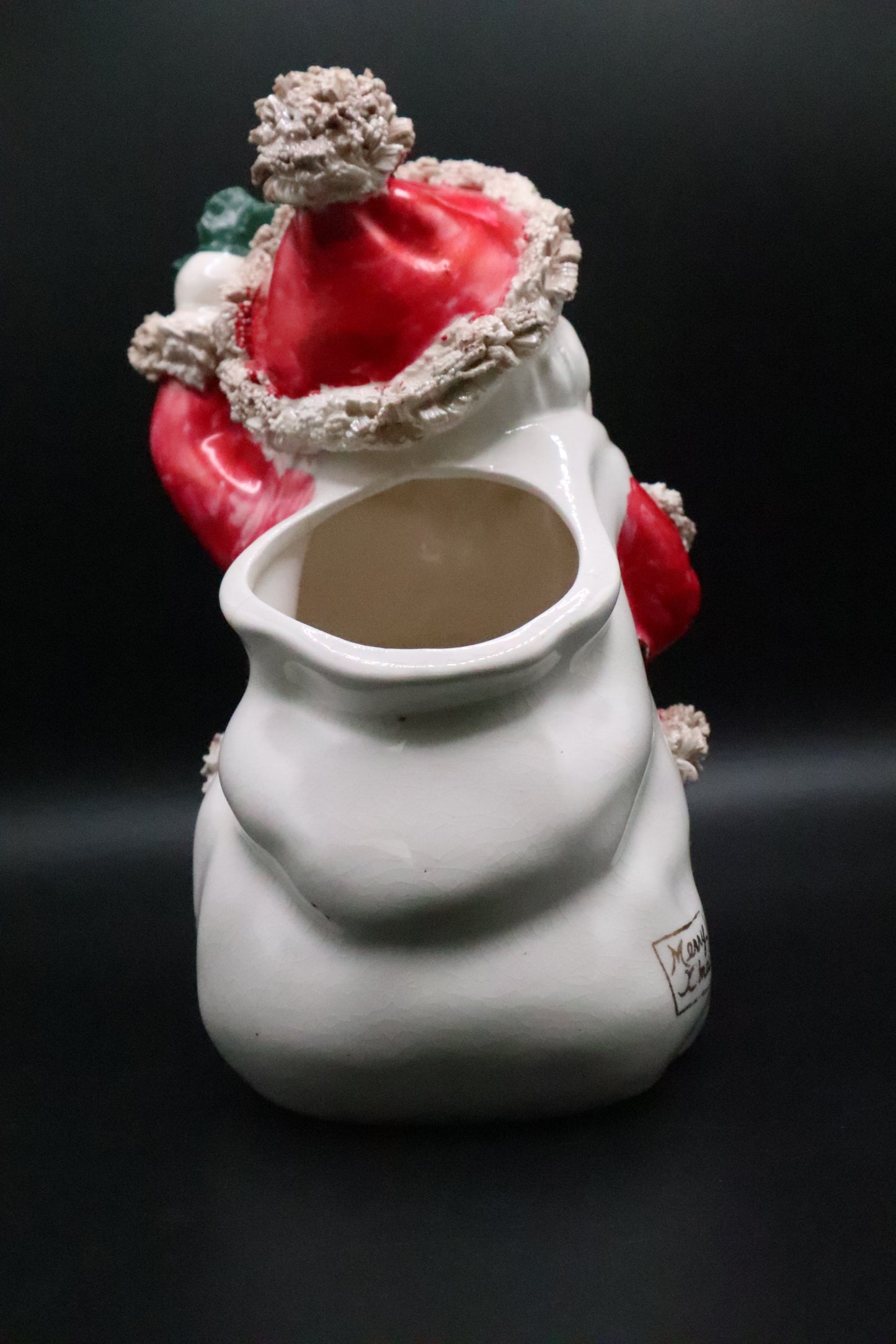 VINTAGE NAPCO SPAGHETTI SANTA CLAUSE PLANTER