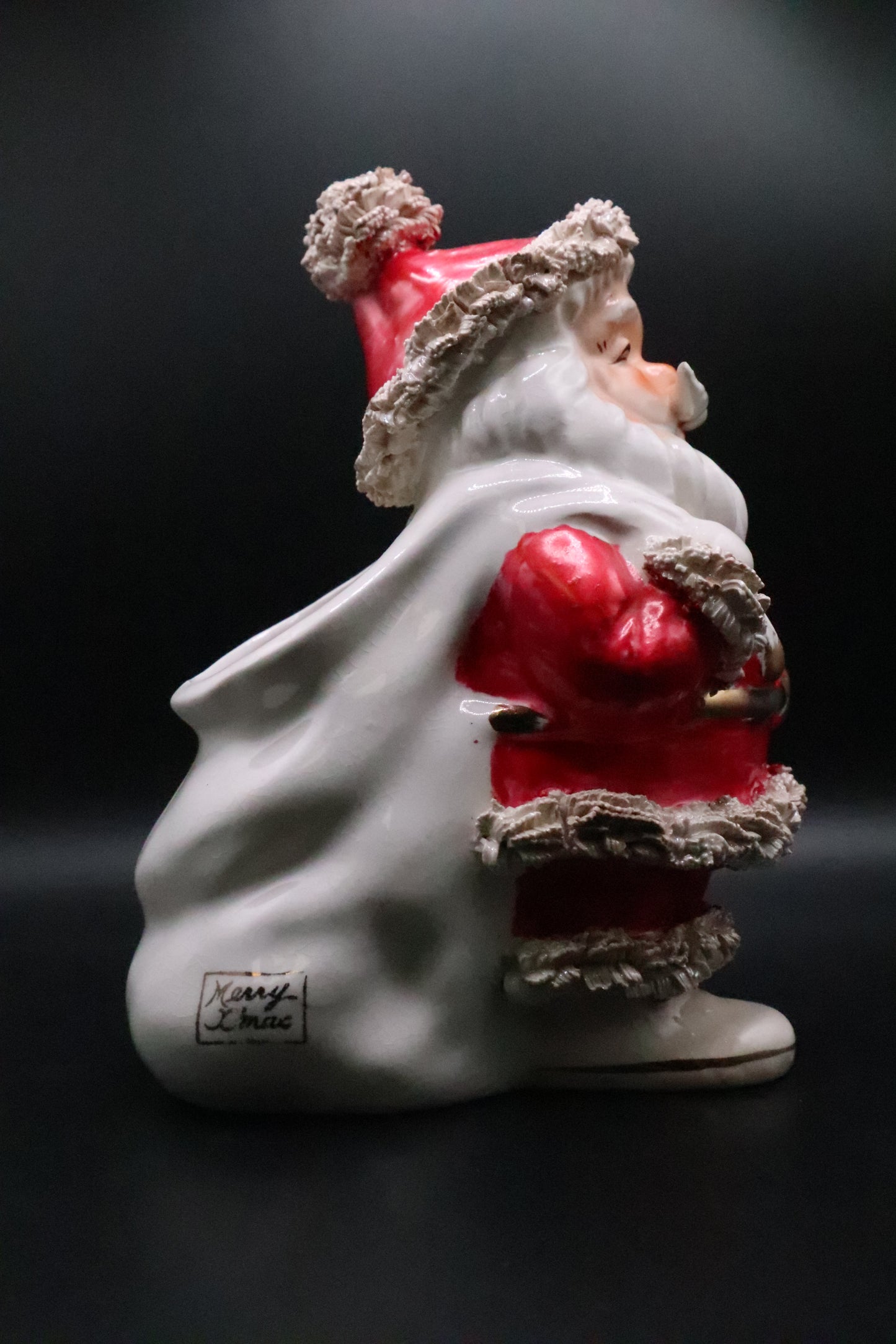 VINTAGE NAPCO SPAGHETTI SANTA CLAUSE PLANTER