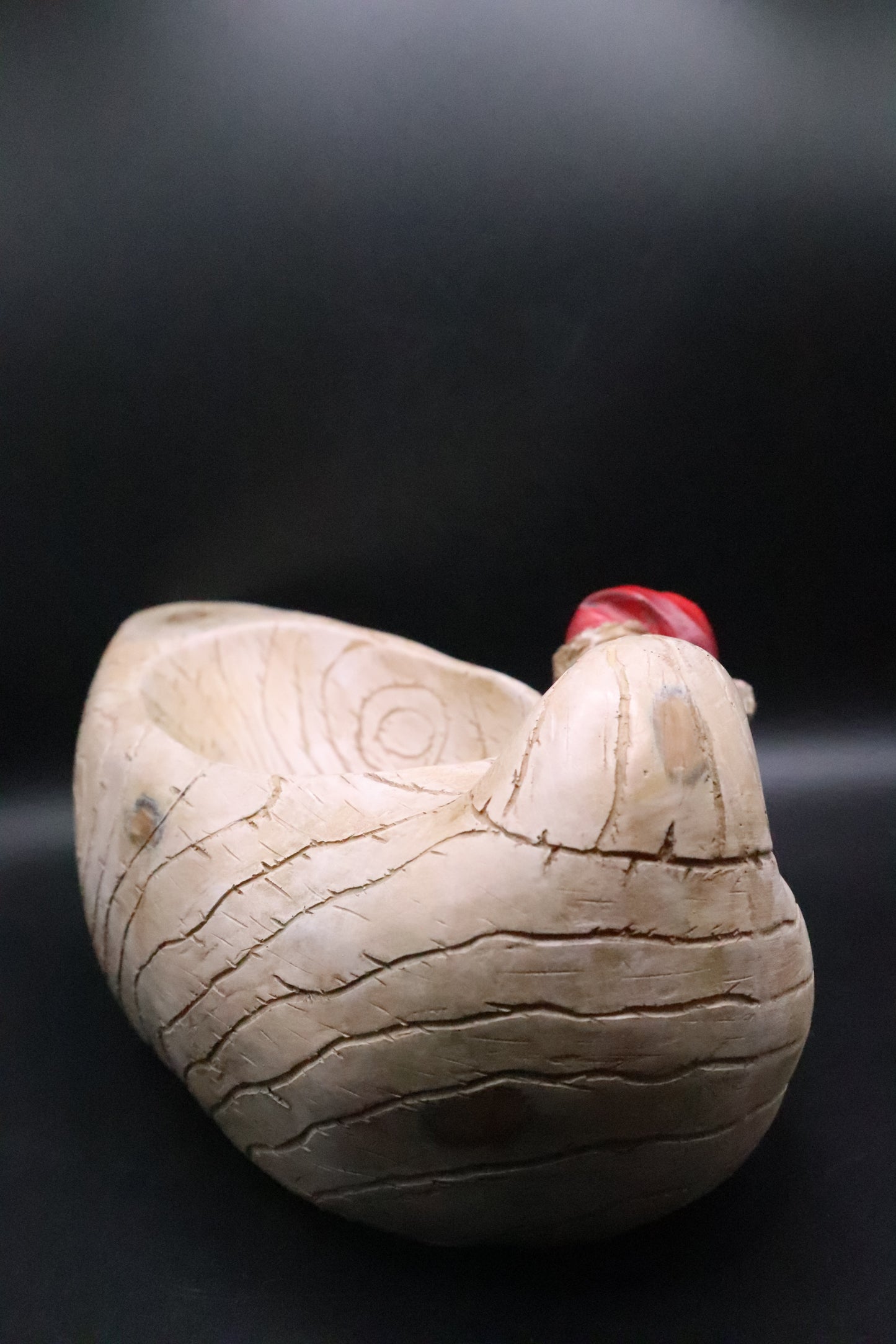 CHRISTMAS WOODEN DUCK CANDLE HOLDER