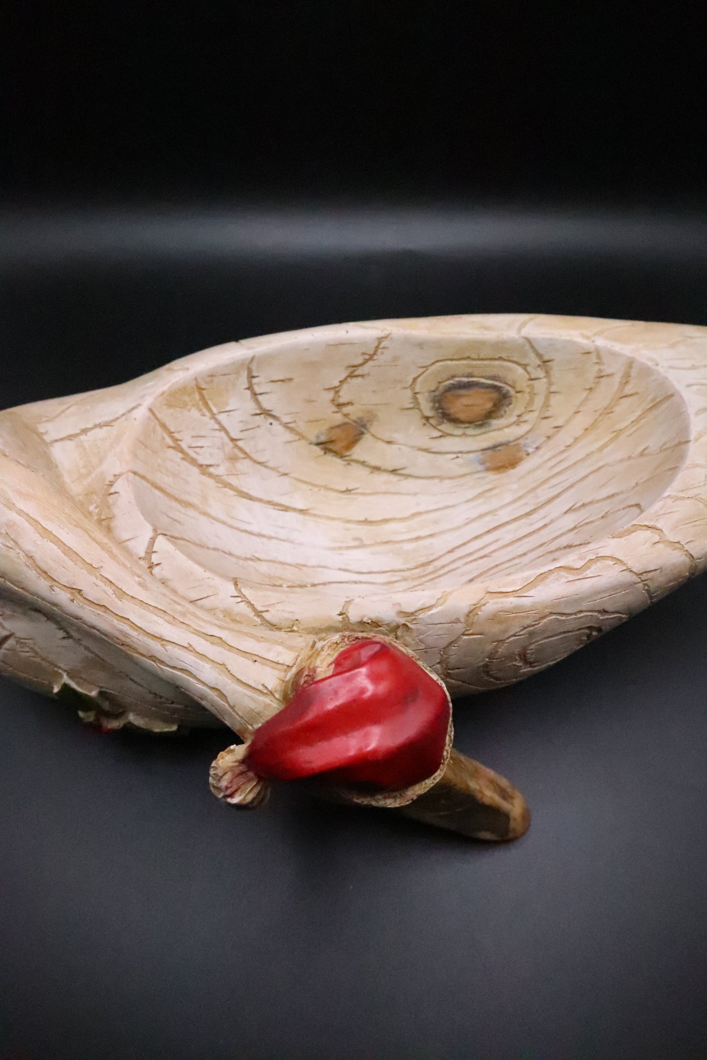 CHRISTMAS WOODEN DUCK CANDLE HOLDER