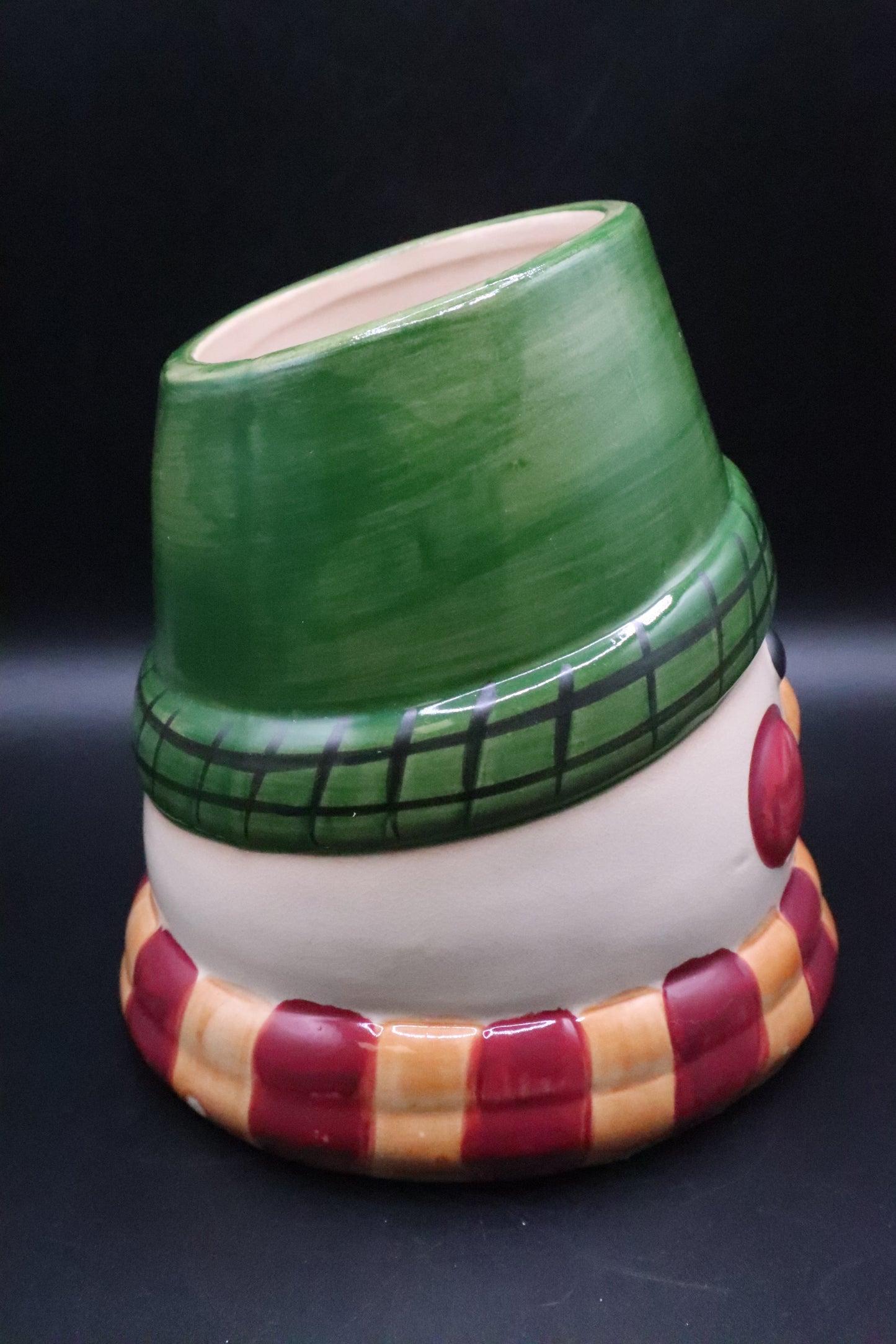 3D WCL VINTAGE LARGE CERAMIC SNOWMAN HOLIDAY COFFEE MUG