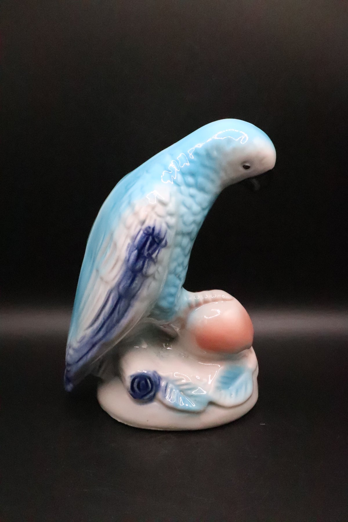 VINTAGE MADE IN BRAZIL BLUE PORCELAIN