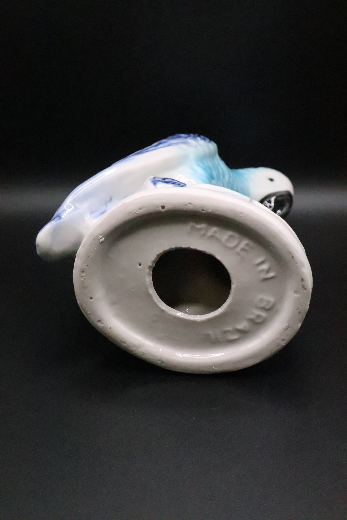 VINTAGE MADE IN BRAZIL BLUE PORCELAIN