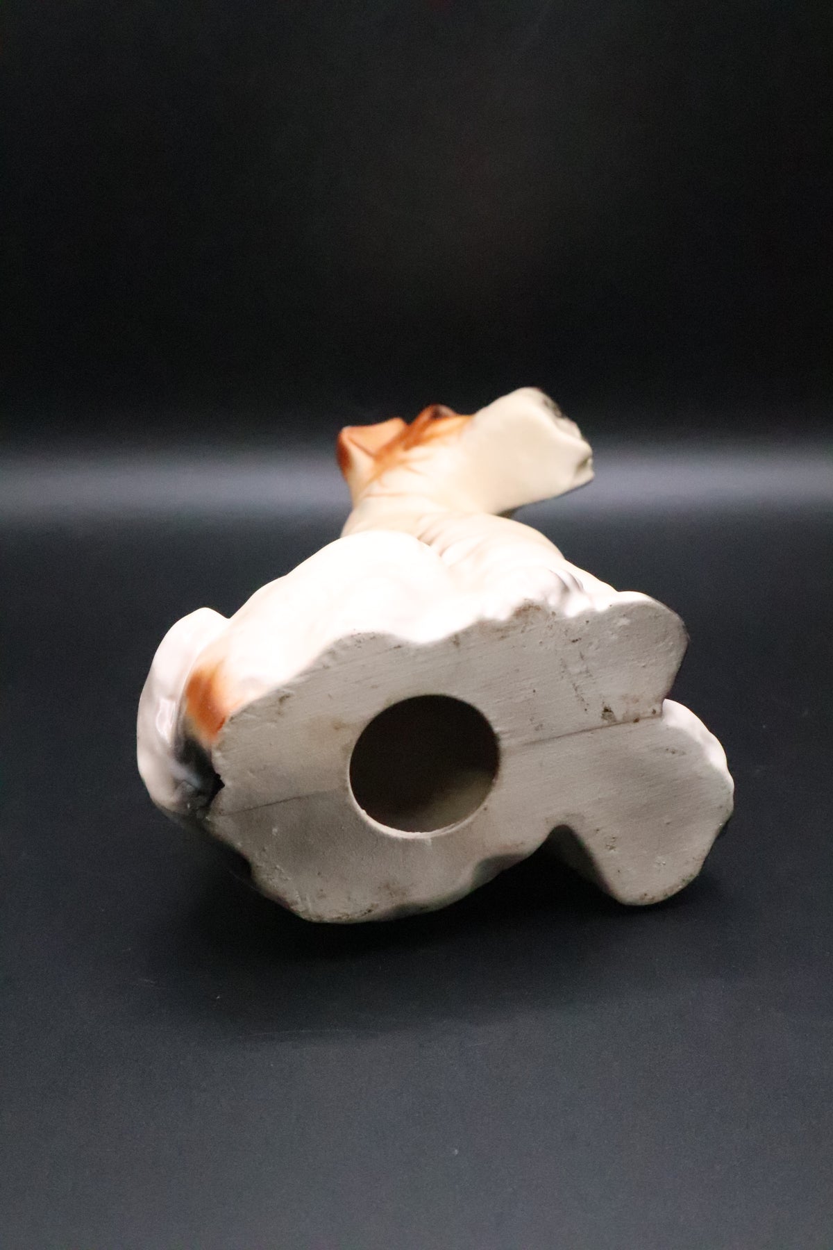 VINTAGE PORCELAIN FOX TERRIER FIGURINE