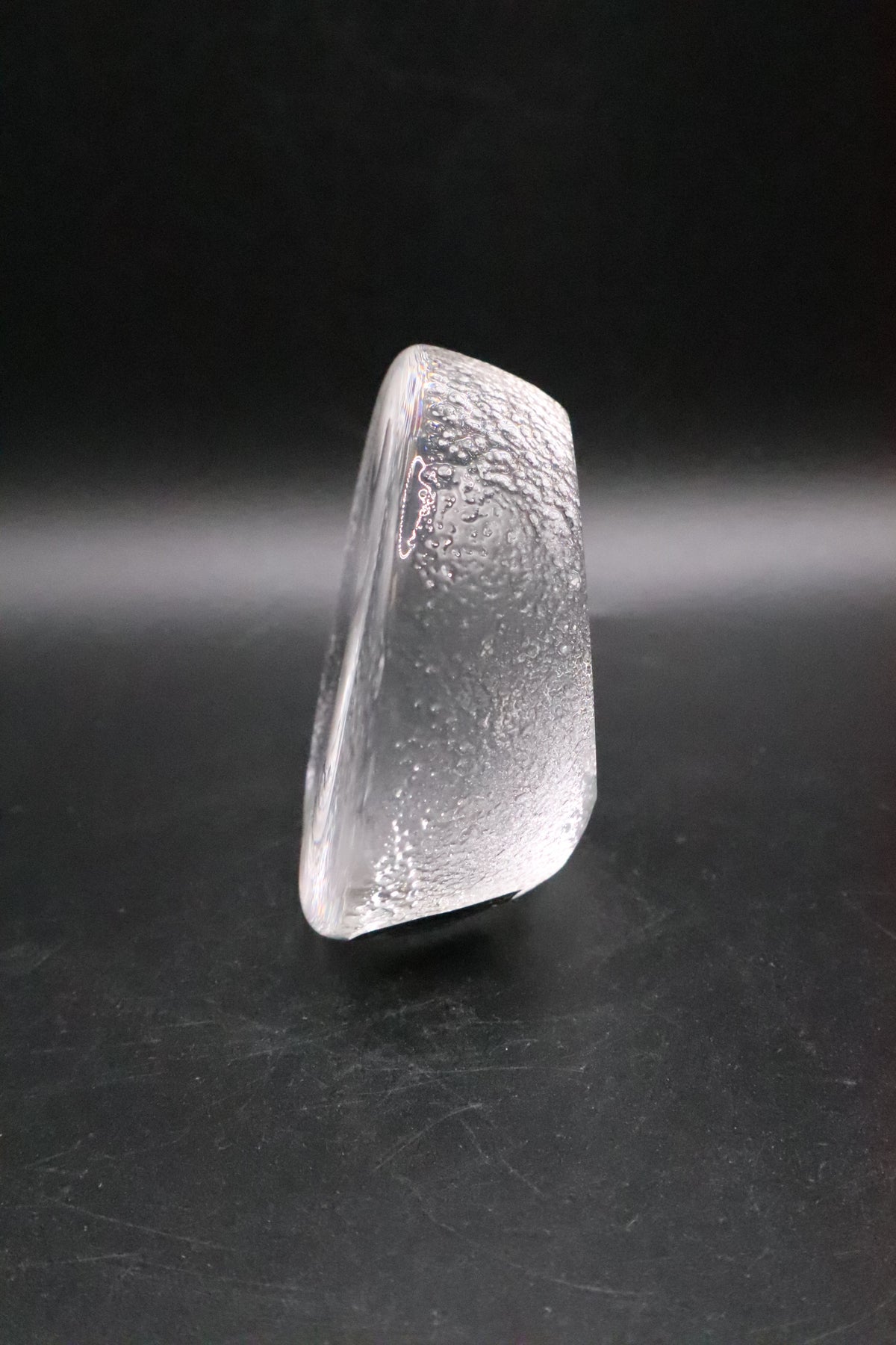 MATS JONASSON SWEDEN SIGNATURE COLLECTION CRYSTAL MOUSE PAPERWEIGHT