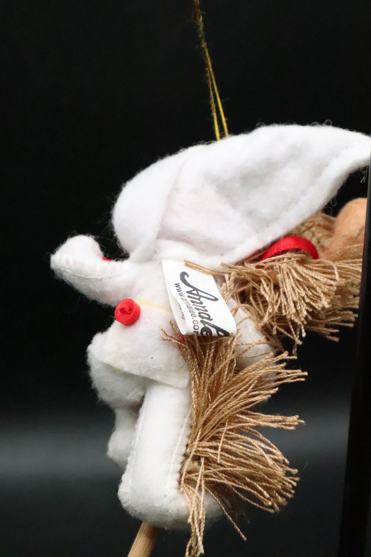 ANNALEE 3" PJ KID ON STICK HORSE 2010