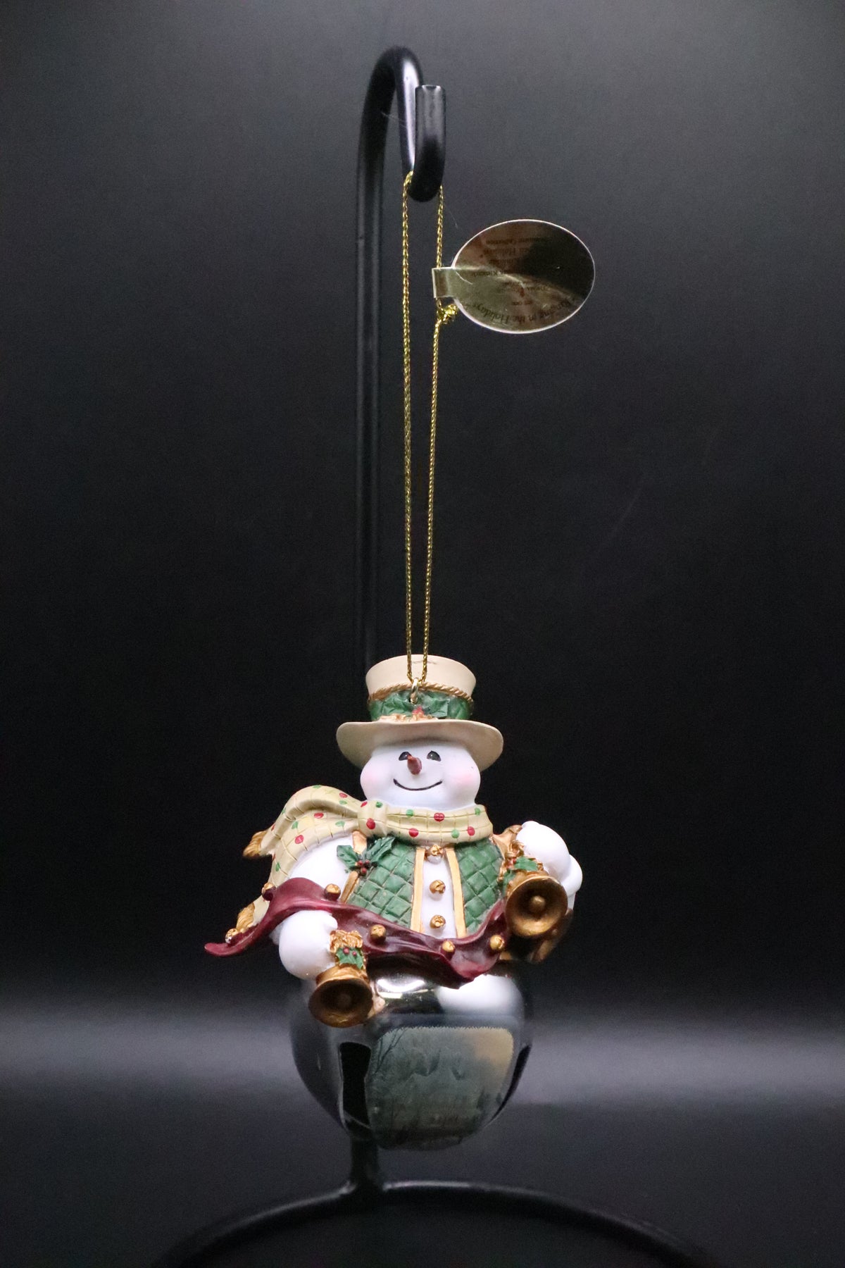 THOMAS KINKADE SNOWMAN BELL