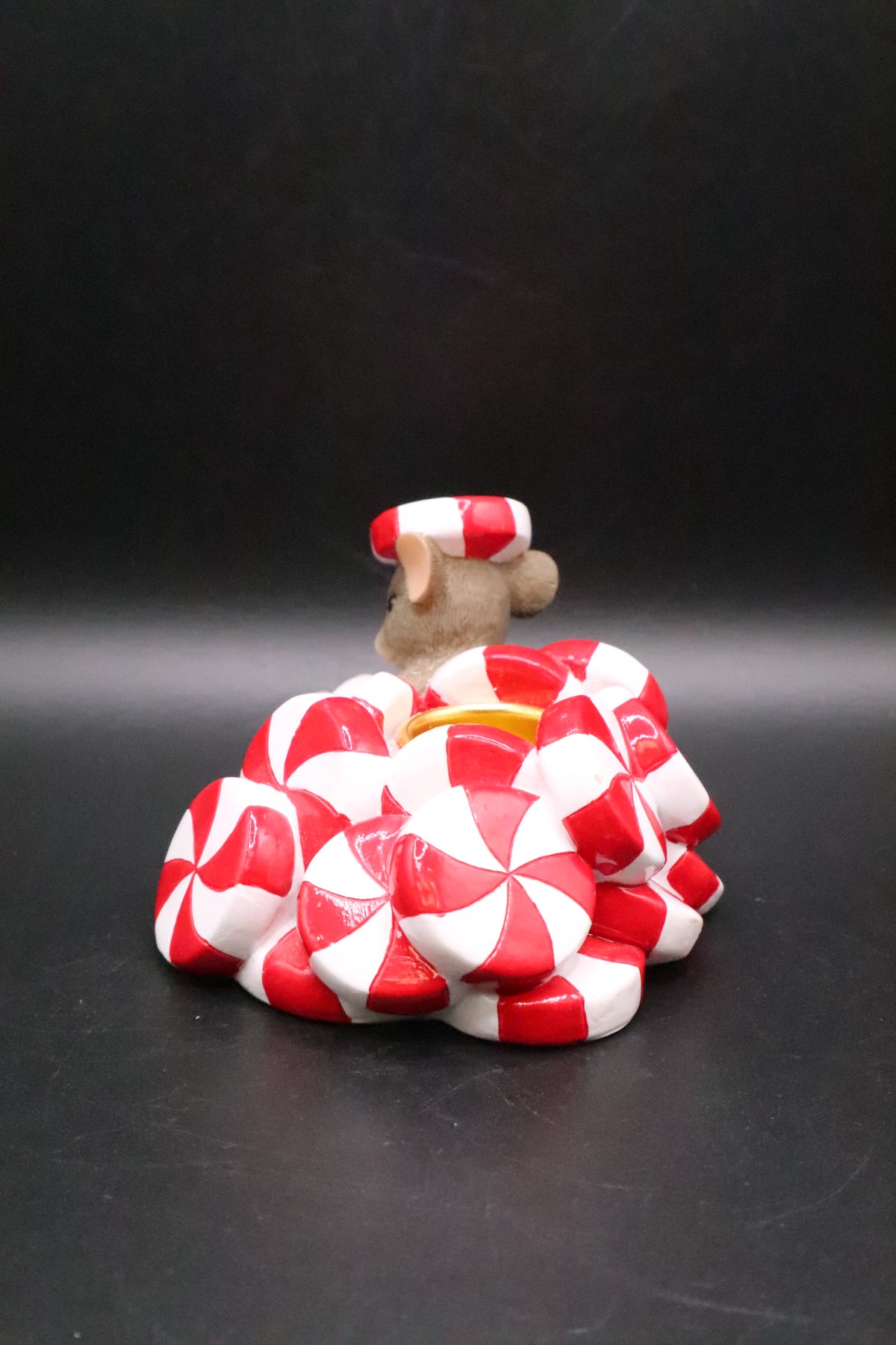 CHARMING TALES CANDY CANE CANDLE HOLDER