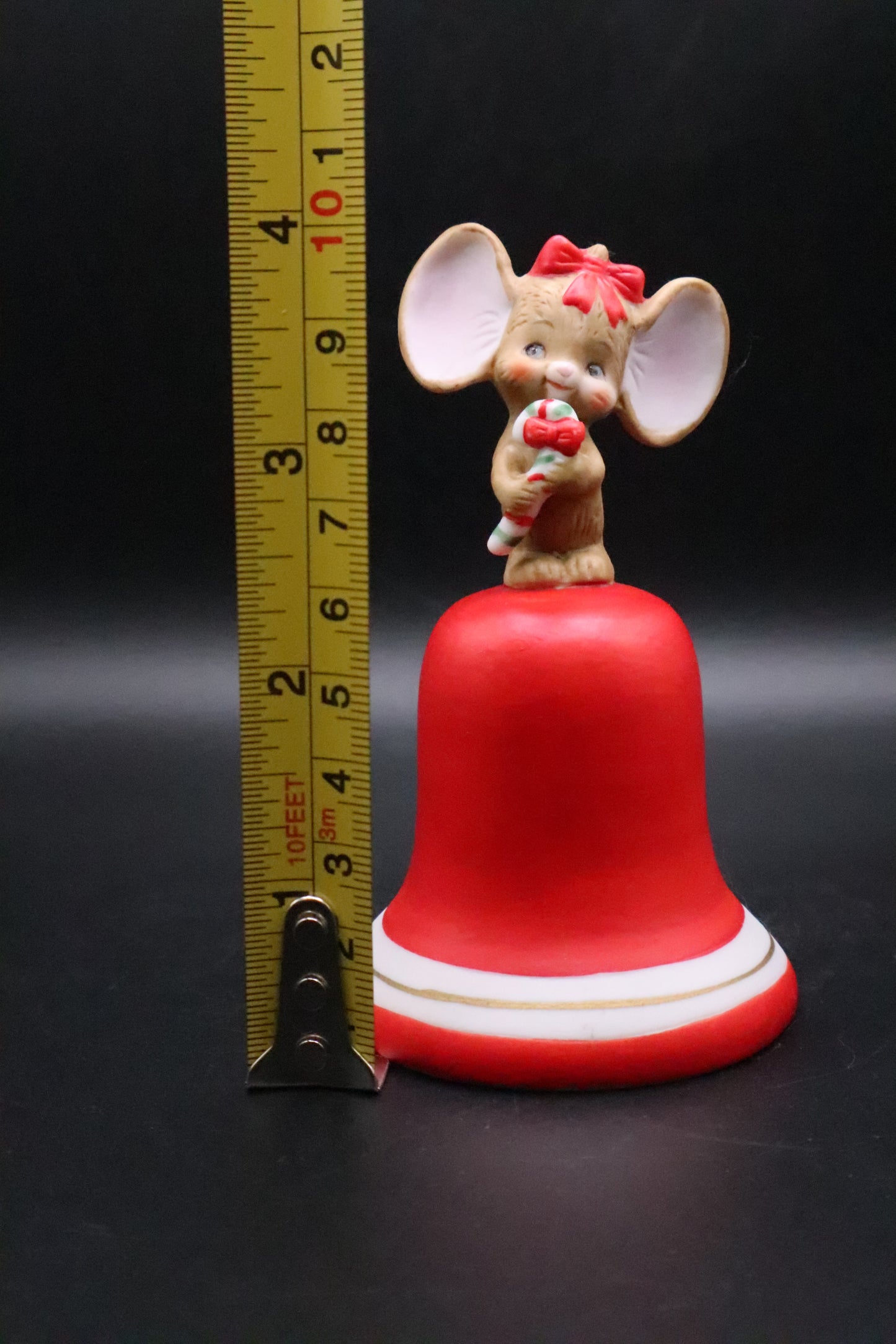 VINTAGE LEFTON CHRISTMAS MOUSE BELL