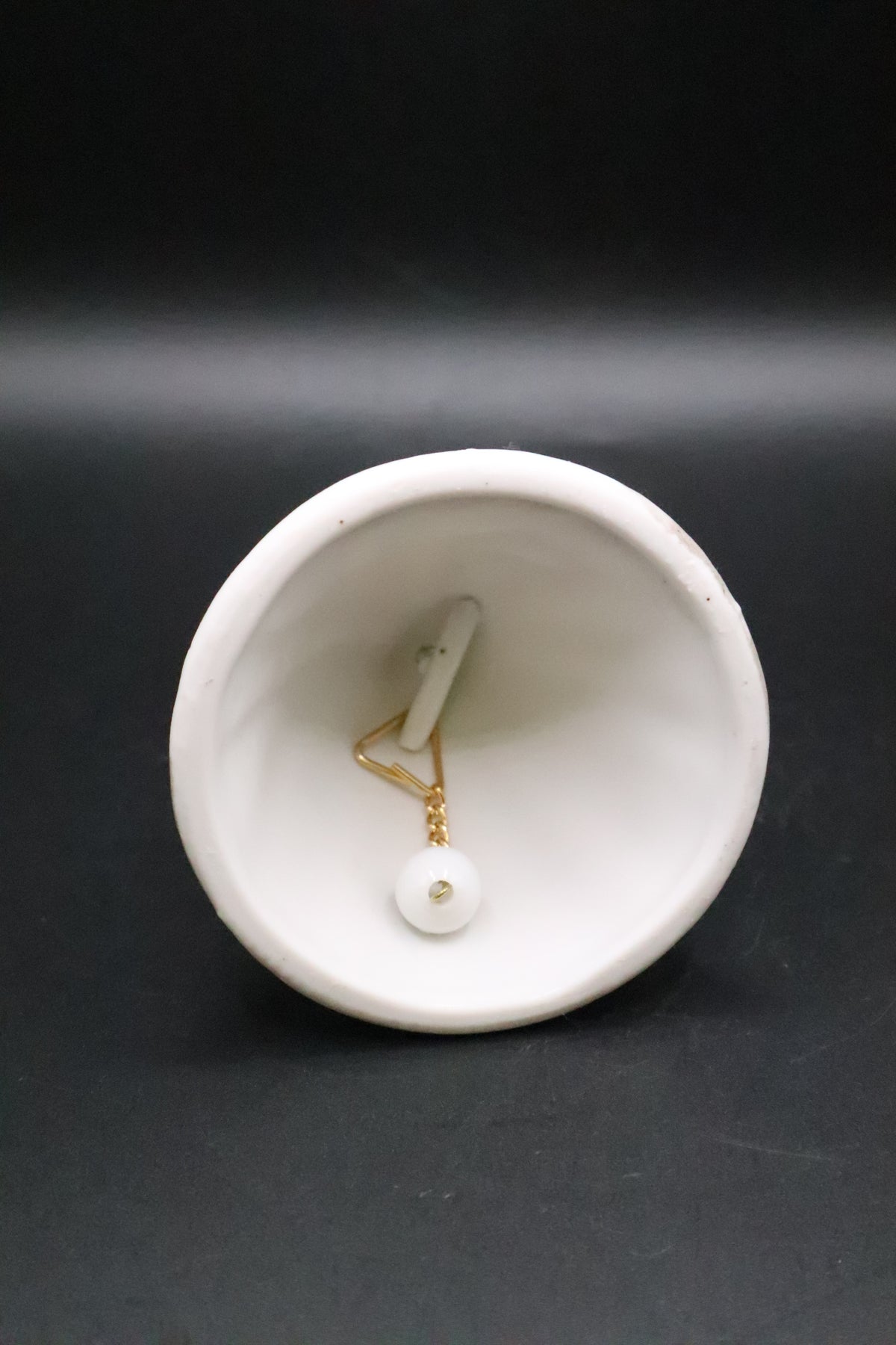 VINTAGE BISQUE CERAMIC NUN BELL