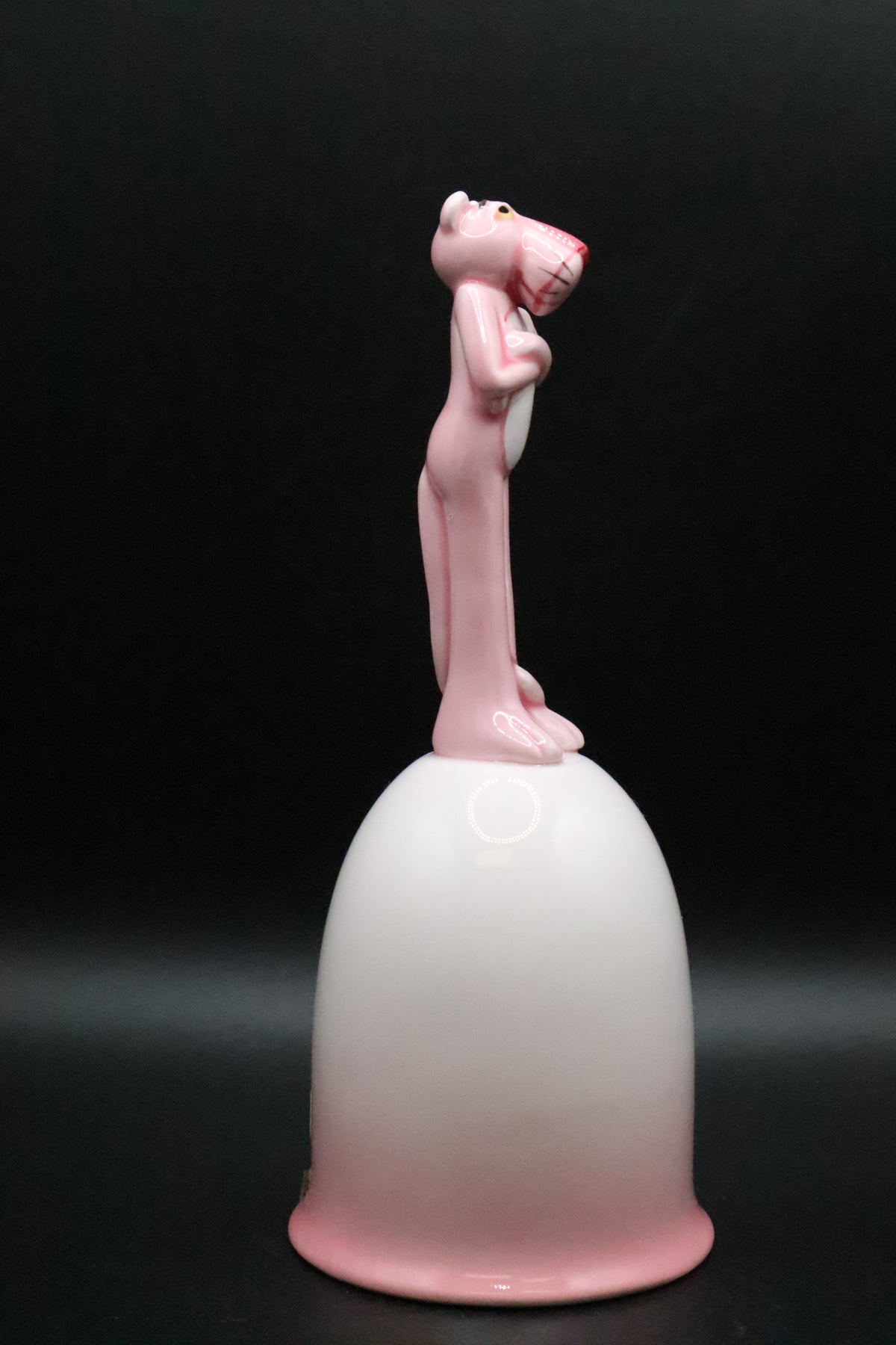 1982 PINK PANTHER COLLECTION ROYAL ORLEANS CERAMIC FIGURAL BELL