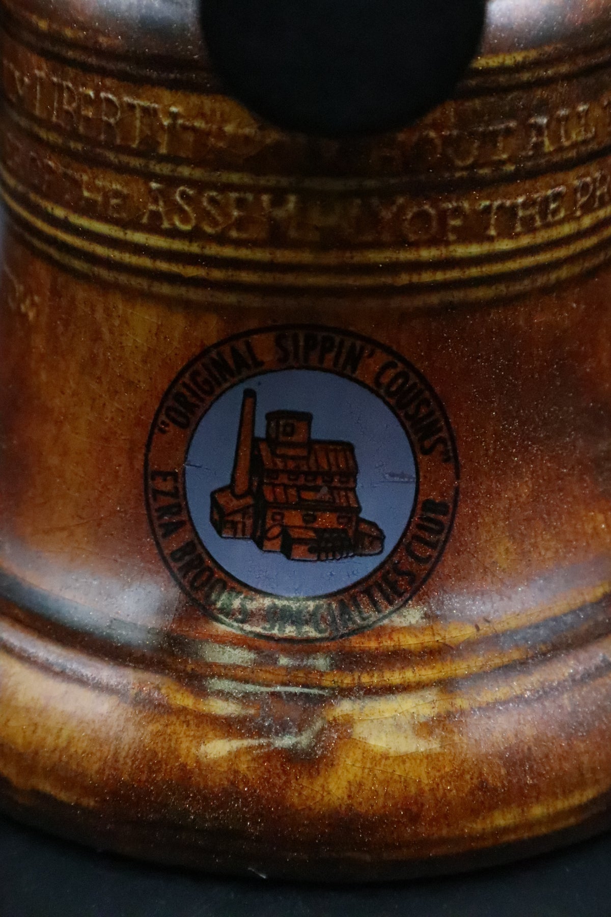 VINTAGE NORLEANS CERAMIC BELL SPIRIT OF 76 LIBERTY BELL