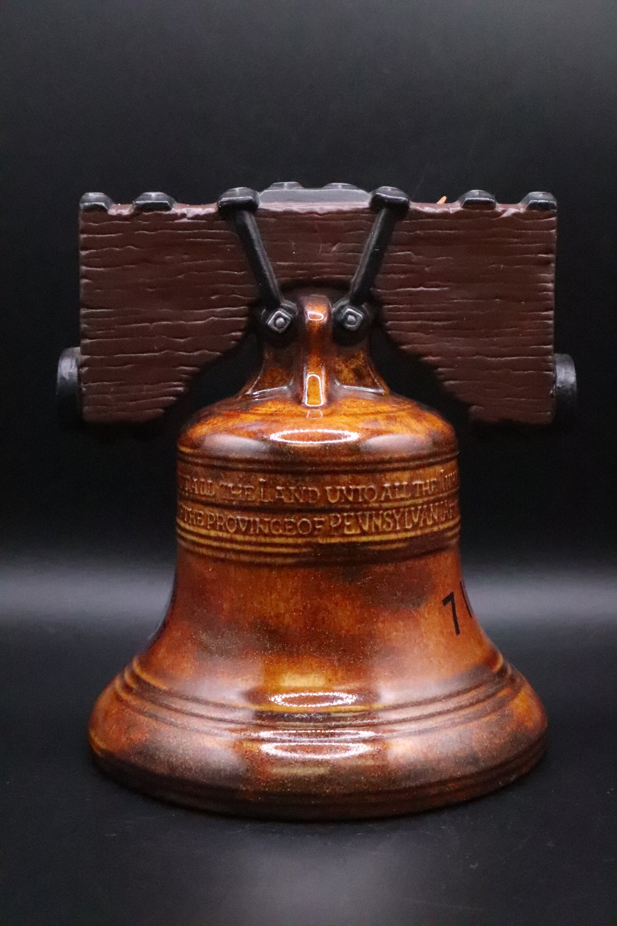 VINTAGE NORLEANS CERAMIC BELL SPIRIT OF 76 LIBERTY BELL