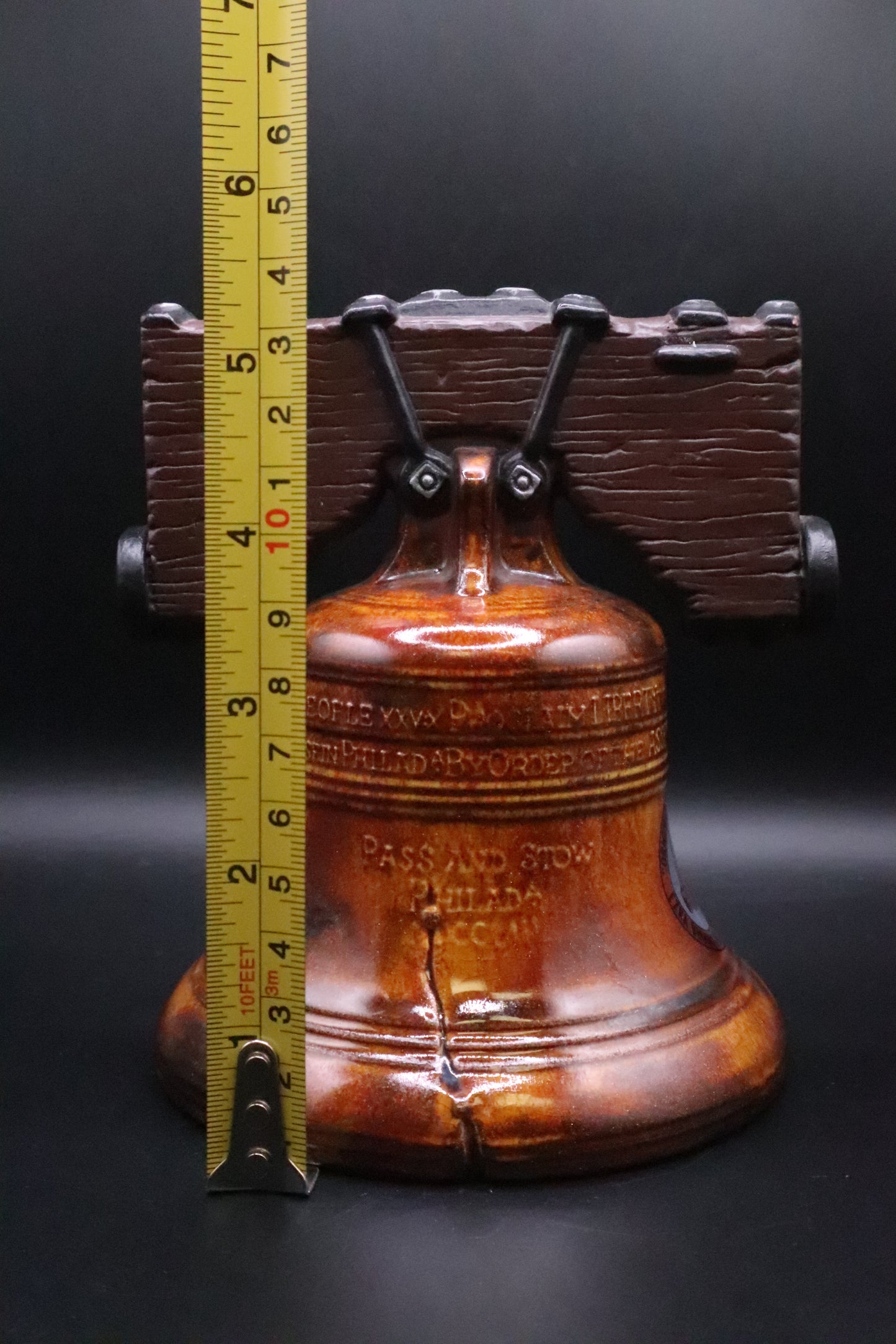 VINTAGE NORLEANS CERAMIC BELL SPIRIT OF 76 LIBERTY BELL