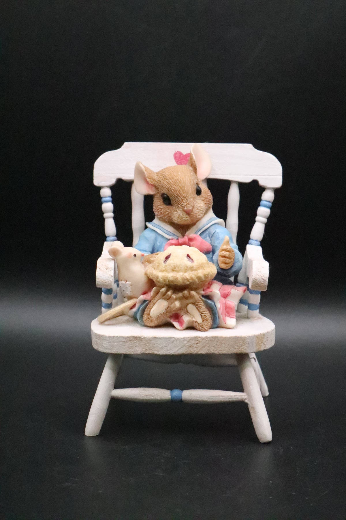 VINTAGE LITTLE JACK HORNER MOUSE WITH PIE