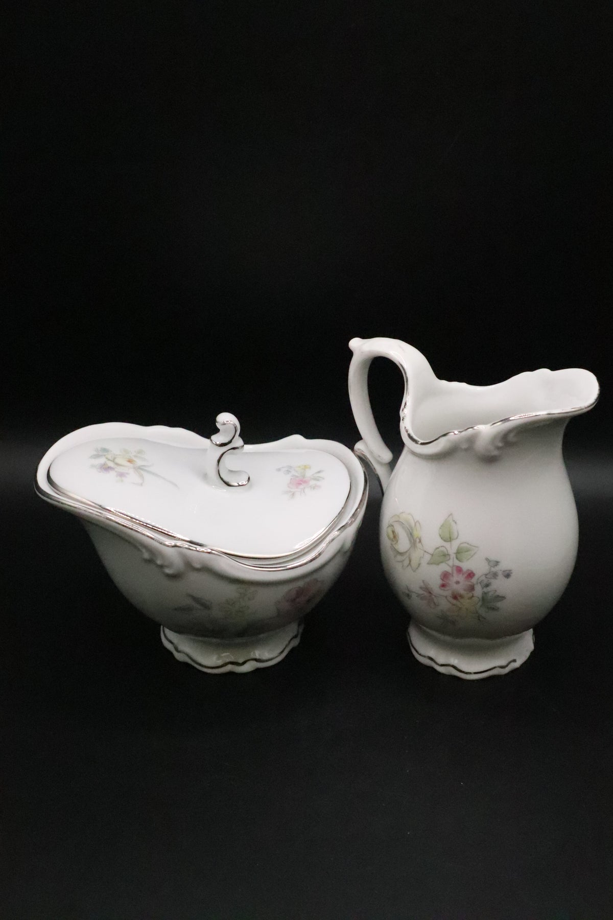 BAVARIA TIRSCHENREUTH GERMANY CREAM AND SUGAR SET OF 2