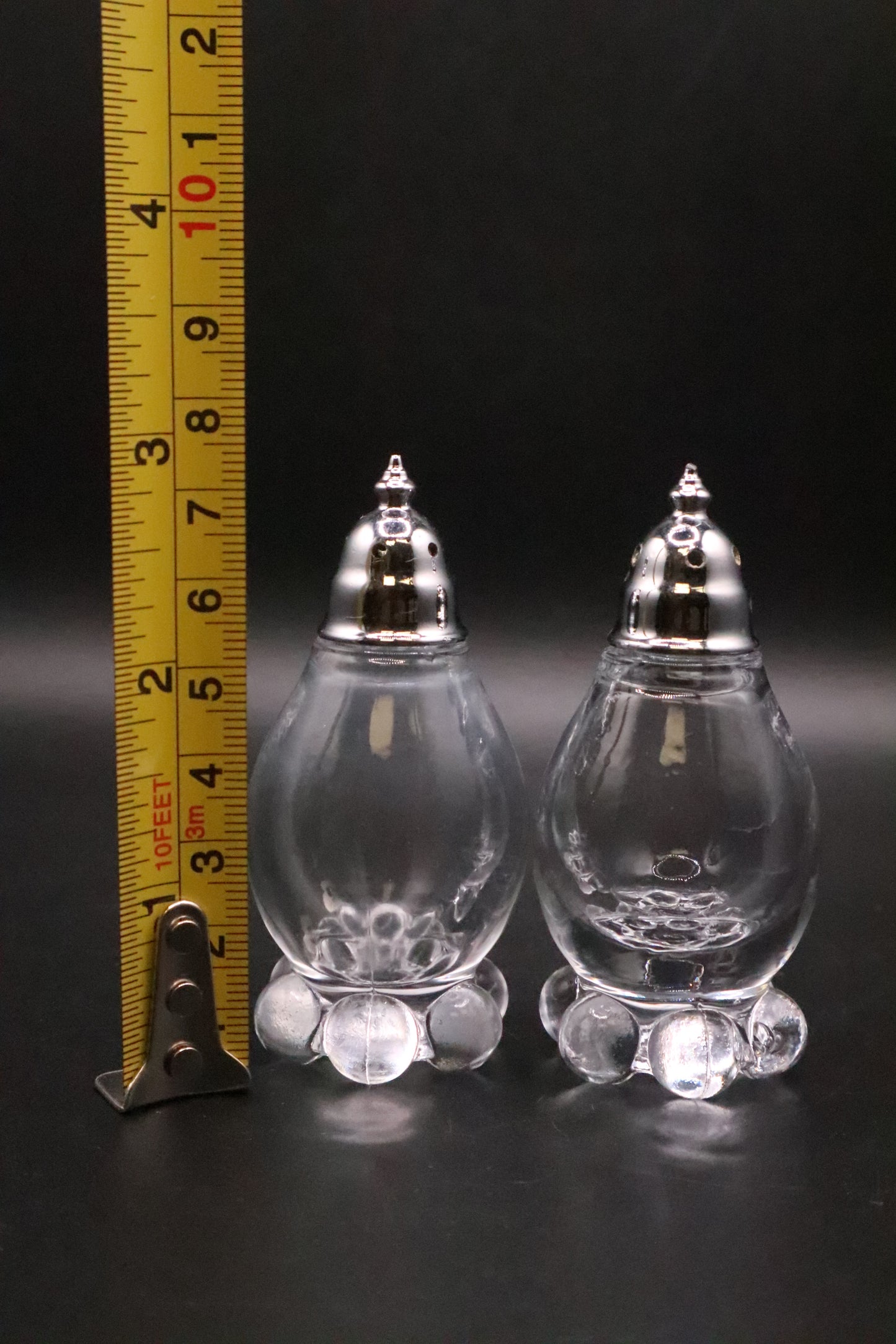VINTAGE IMPERIAL CANDLEWICK SALT AND PEPPER SHAKERS