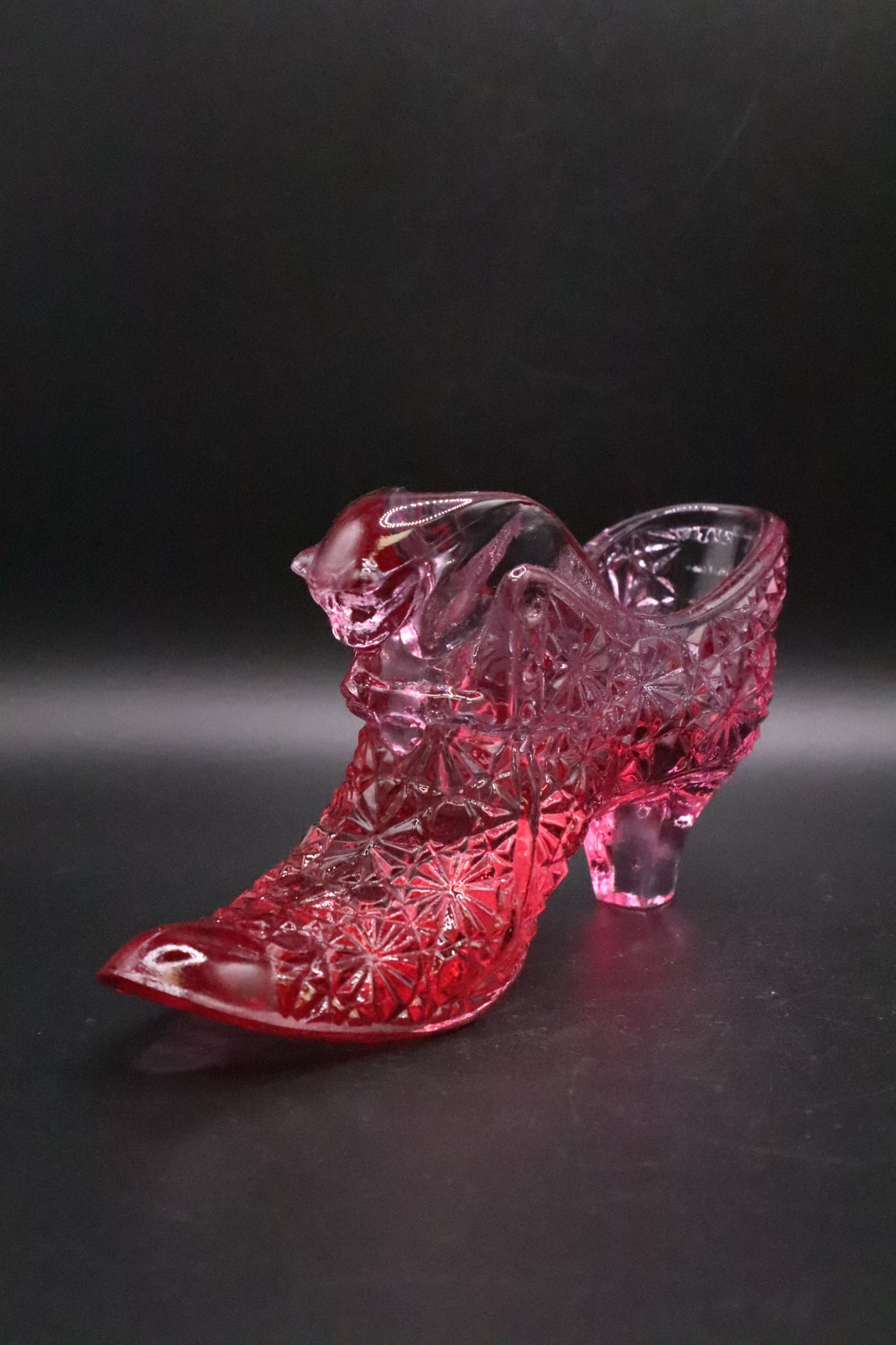 FENTON ROSE PINK CAT HEAD SHOE