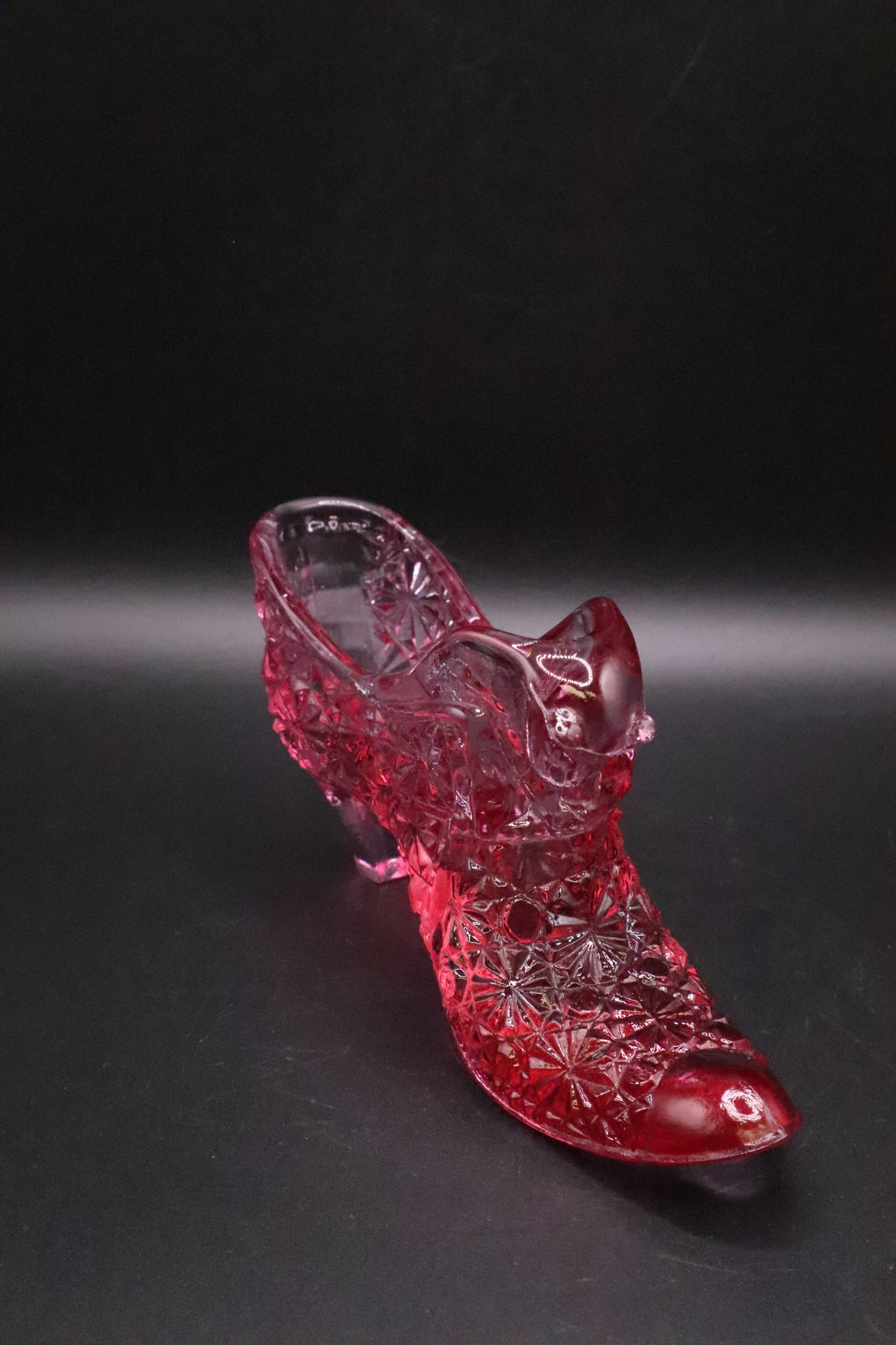 FENTON ROSE PINK CAT HEAD SHOE