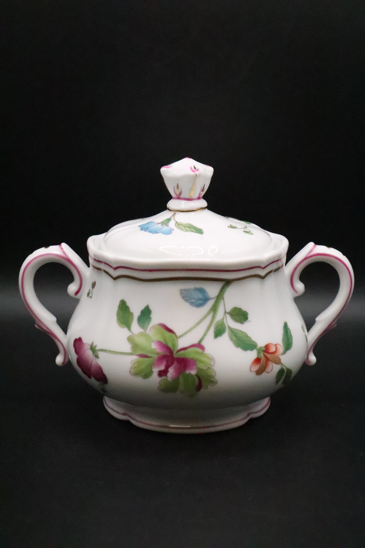 RICHARD GINORI GRANDUCA COREANA SUGAR BOWL 22KT GOLD