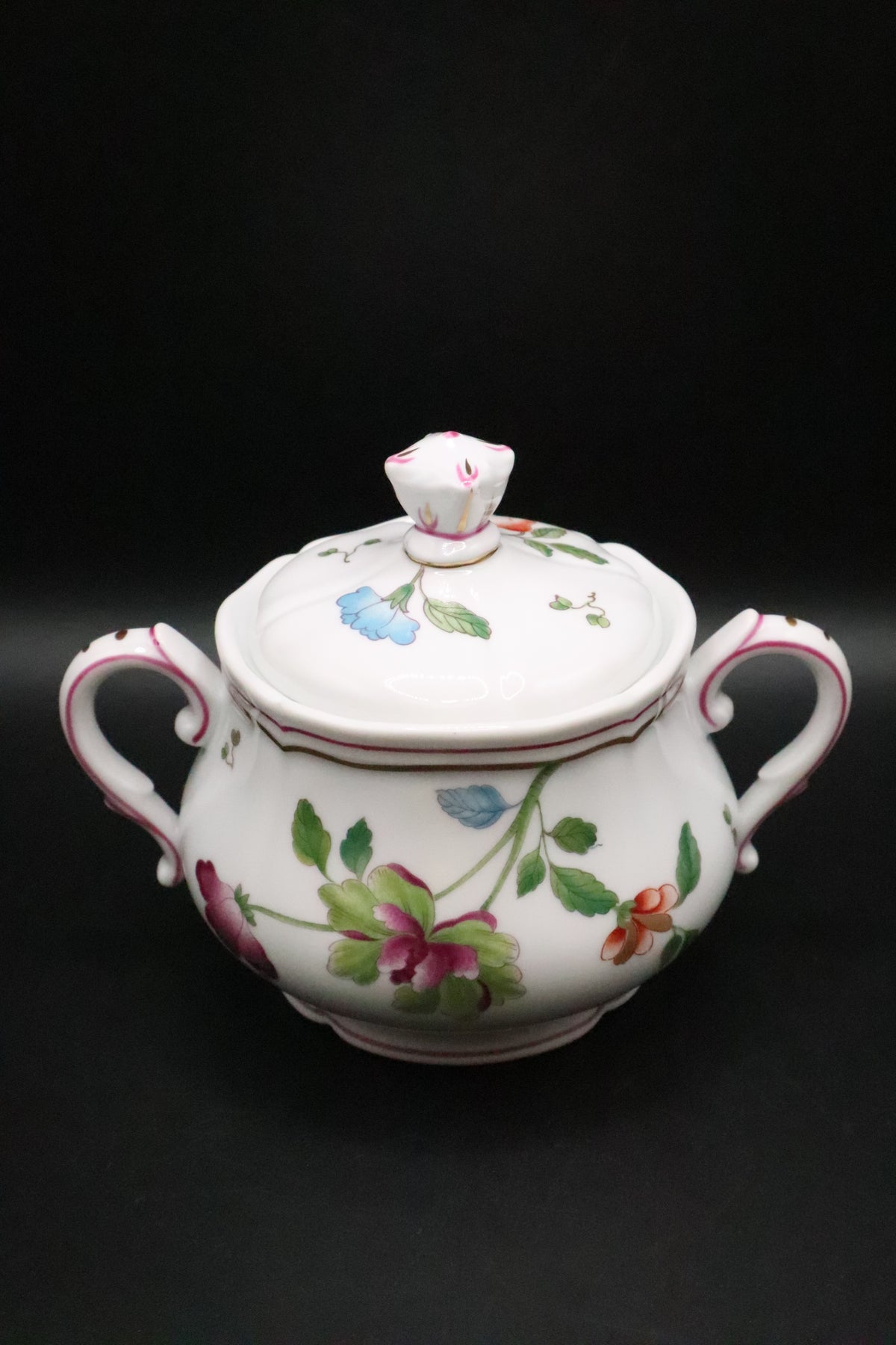 RICHARD GINORI GRANDUCA COREANA SUGAR BOWL 22KT GOLD