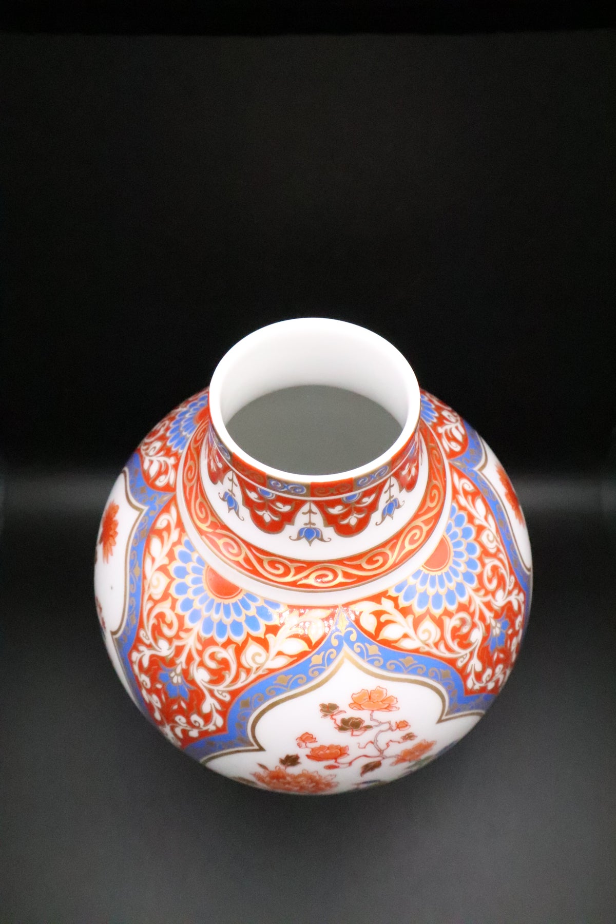 AK KAISER WEST GERMANY MING VASE CHINOISERIE SPLENDID FLOWER BIRD