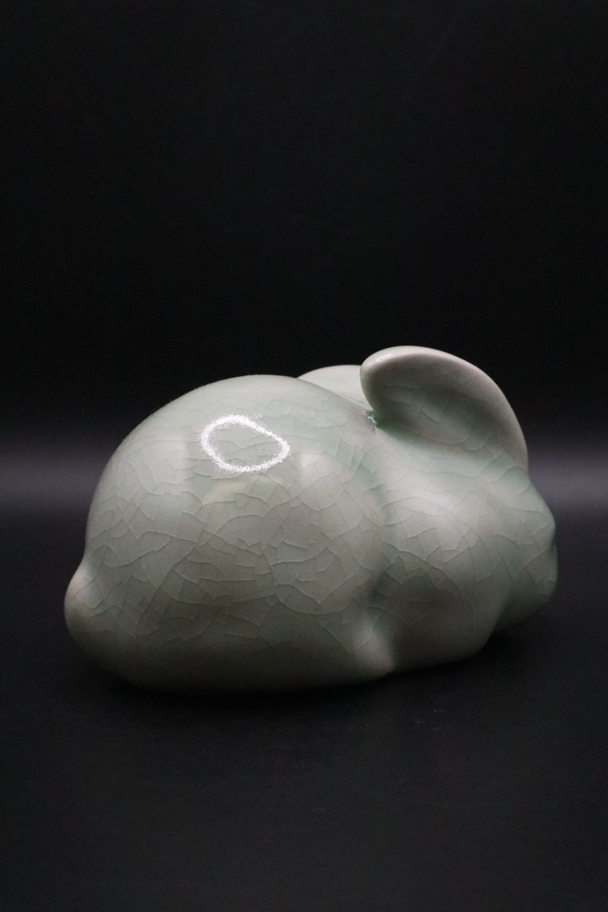 CELEDON GREEN PORCELAIN BUNNY
