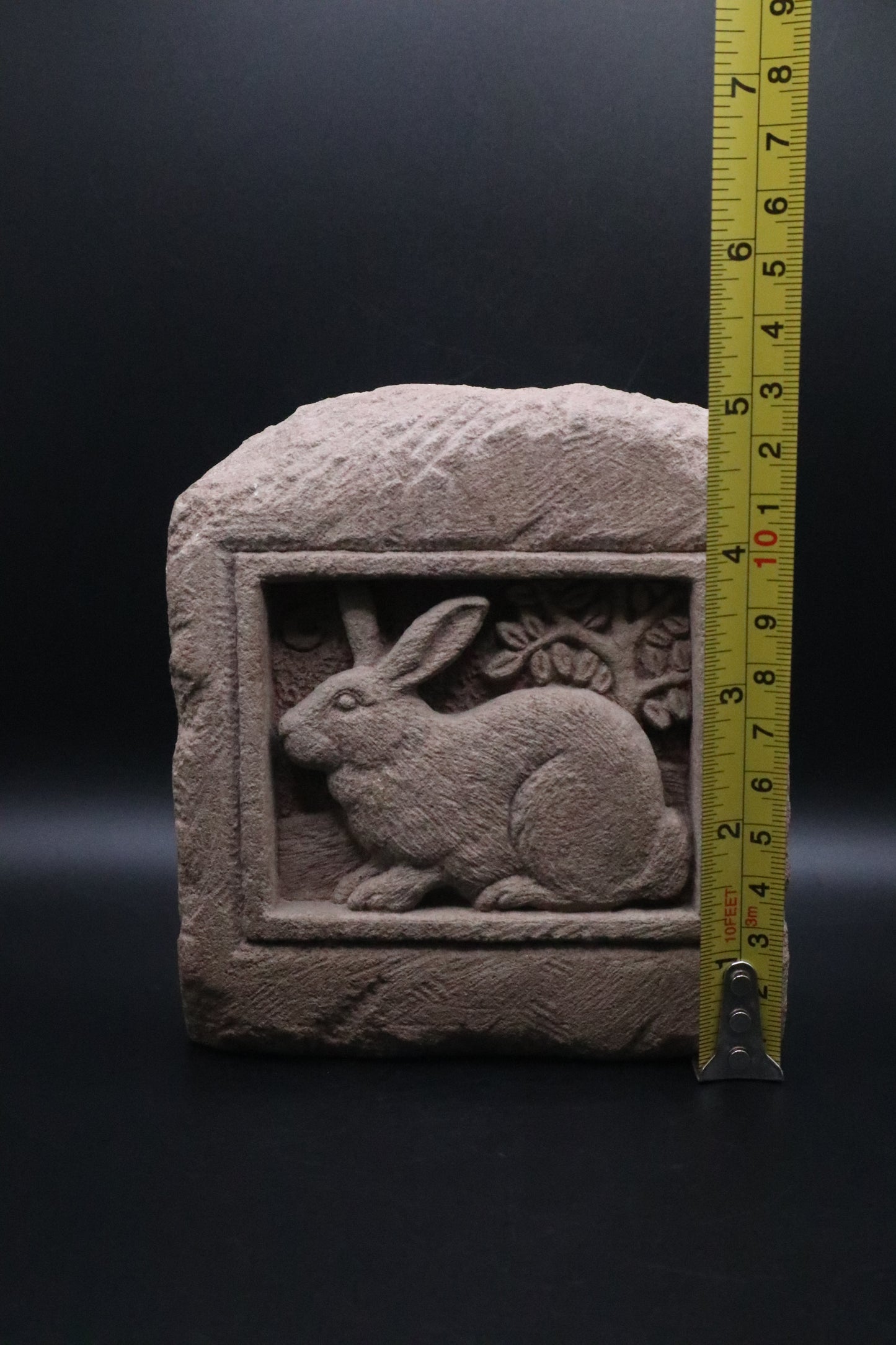 CARRUTH CONCRETE RABBIT WALL ART 1994