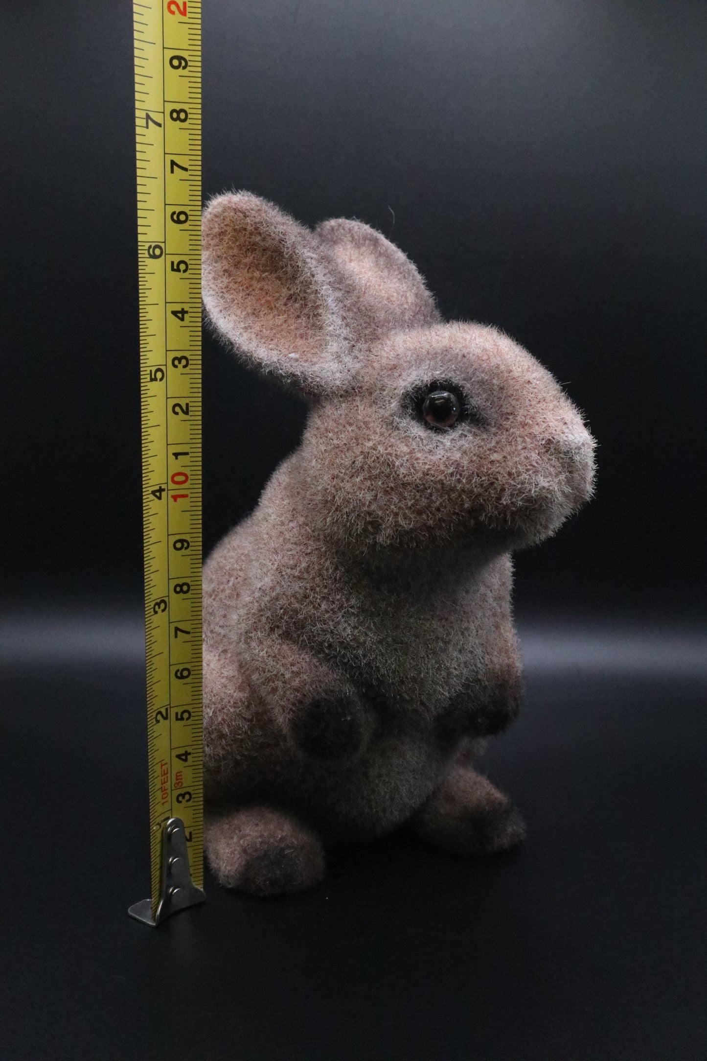 VINTAGE MADE IN JAPAN FLOCKED BUNNY BANK