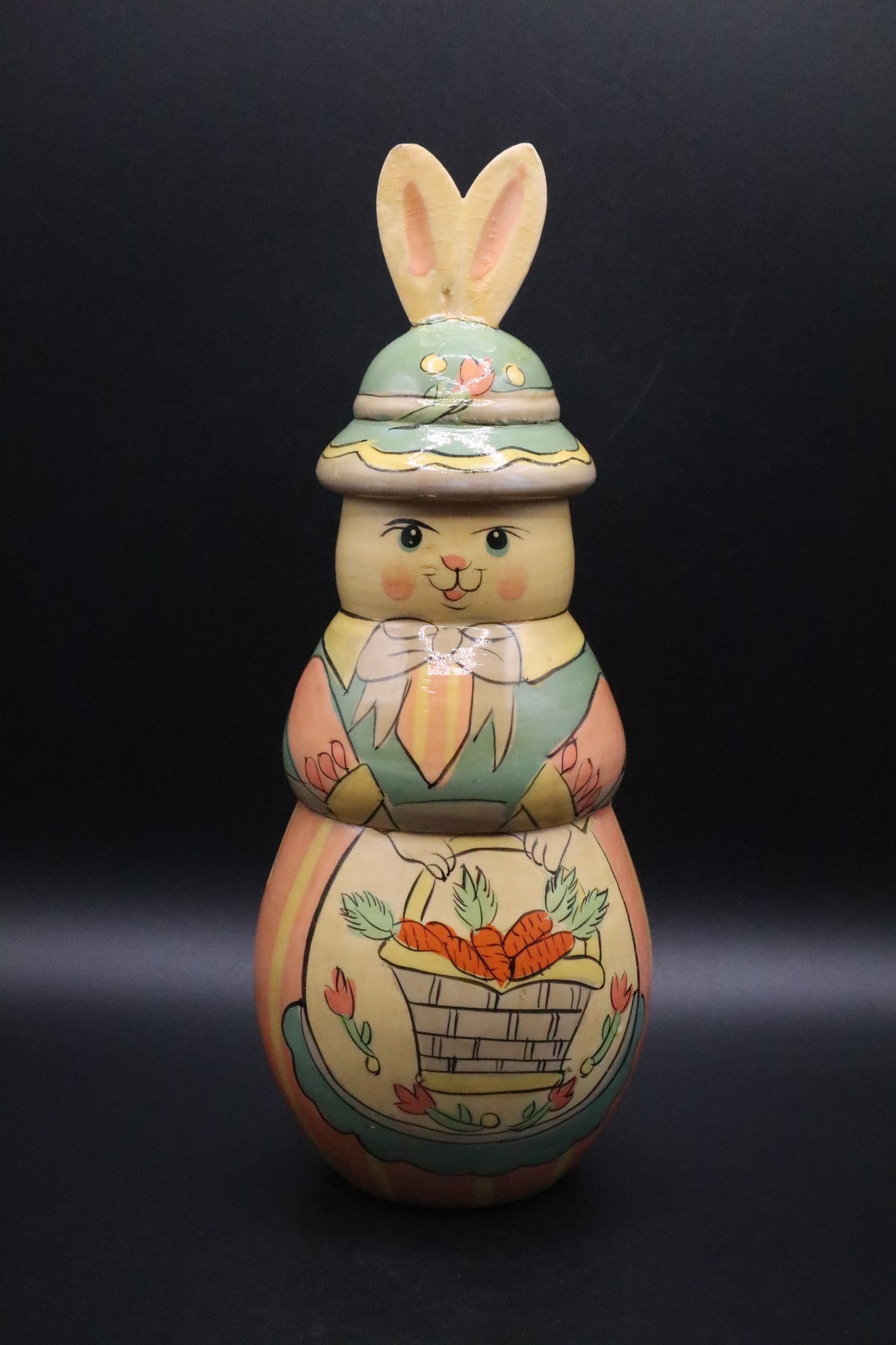 RUSSIAN NESTING DOLL EASTER BUNNY WITH 10 BABIES