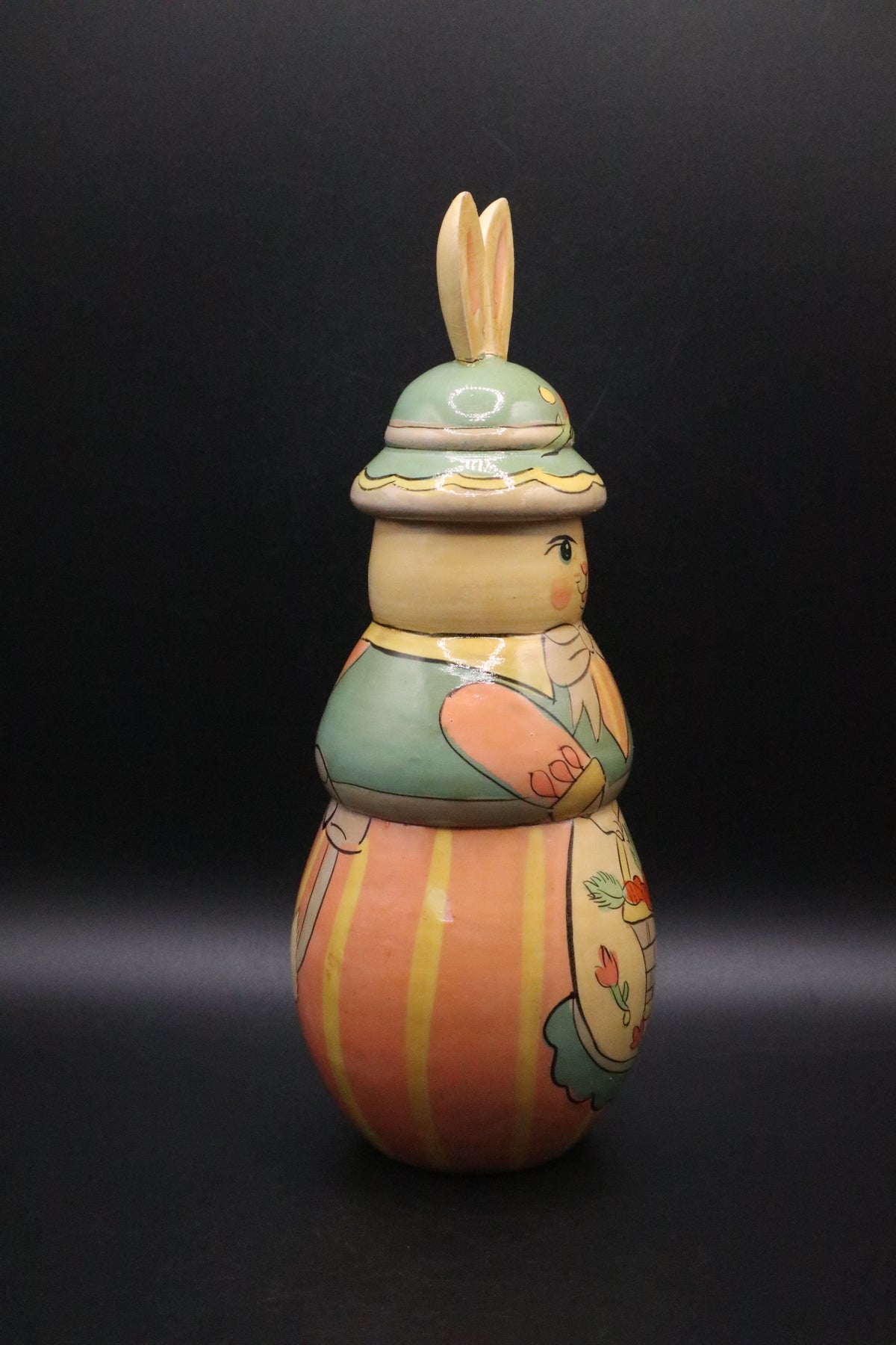 RUSSIAN NESTING DOLL EASTER BUNNY WITH 10 BABIES