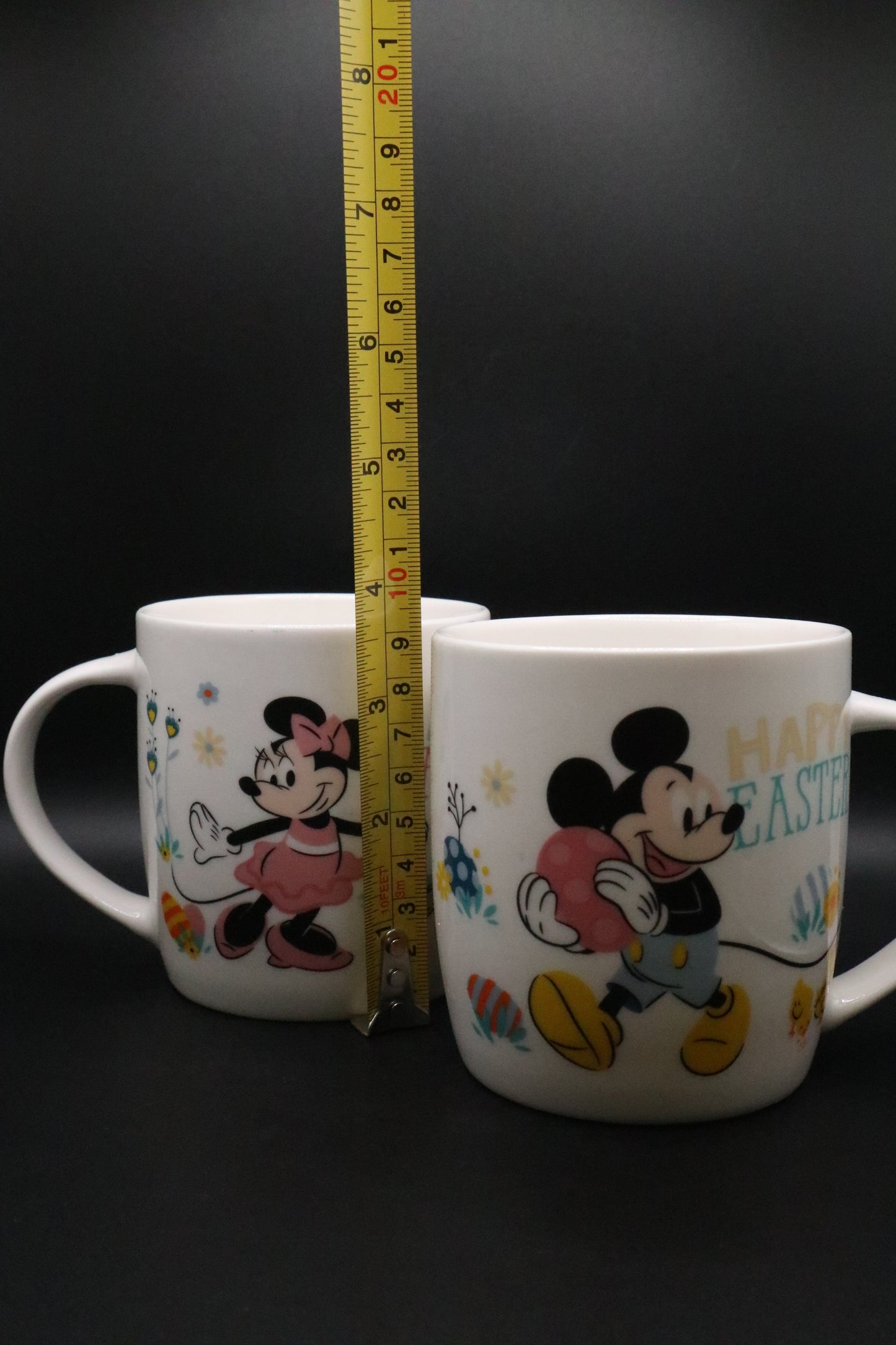 DISNEY MICKEY AND MINNIE MOUSE HAPPY EASTER COFFEE CUPS