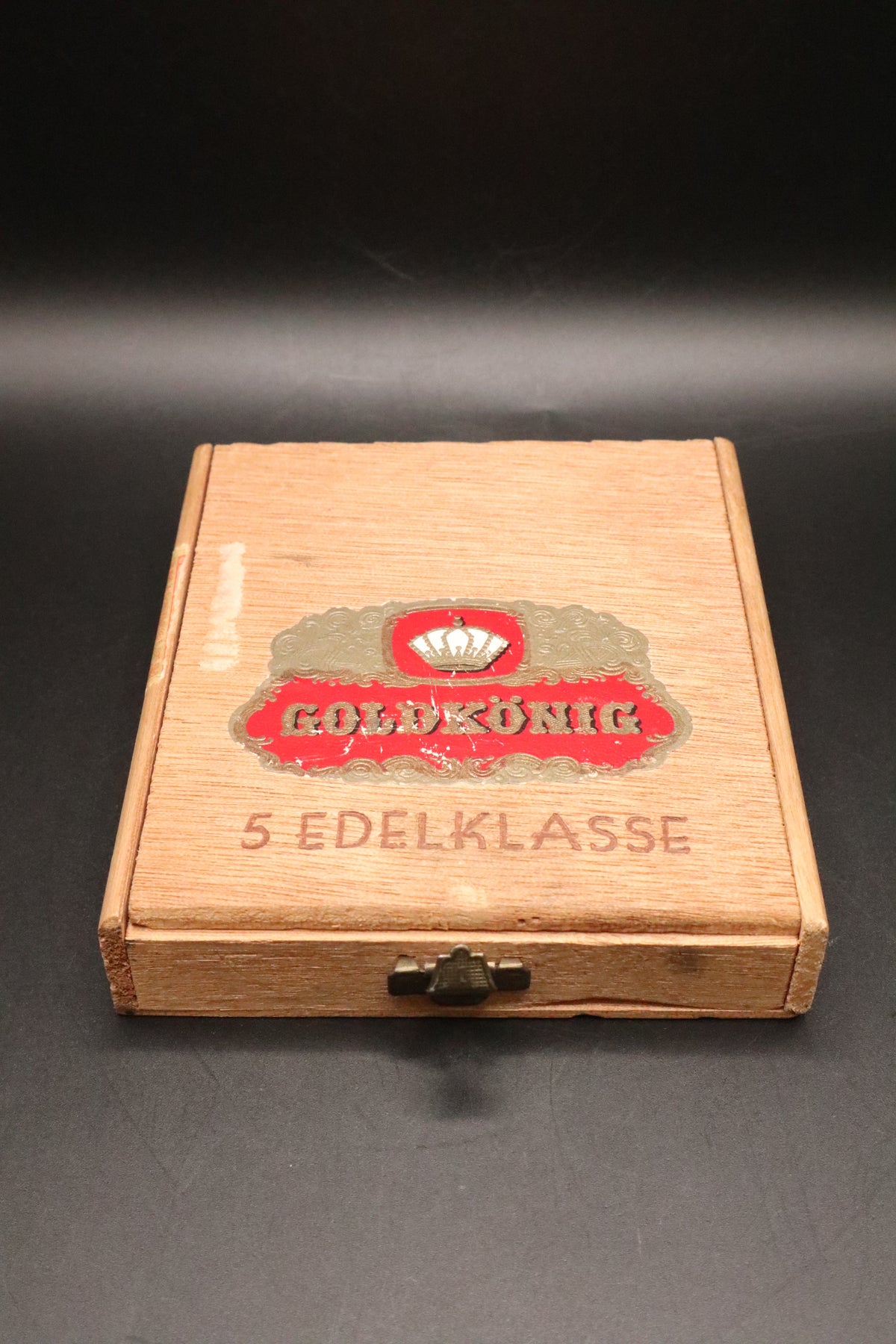 VINTAGE GOLDKONIG WOOD BOX WITH (LOT OF 3) JAPANESE BIRD ART MATCH BOX