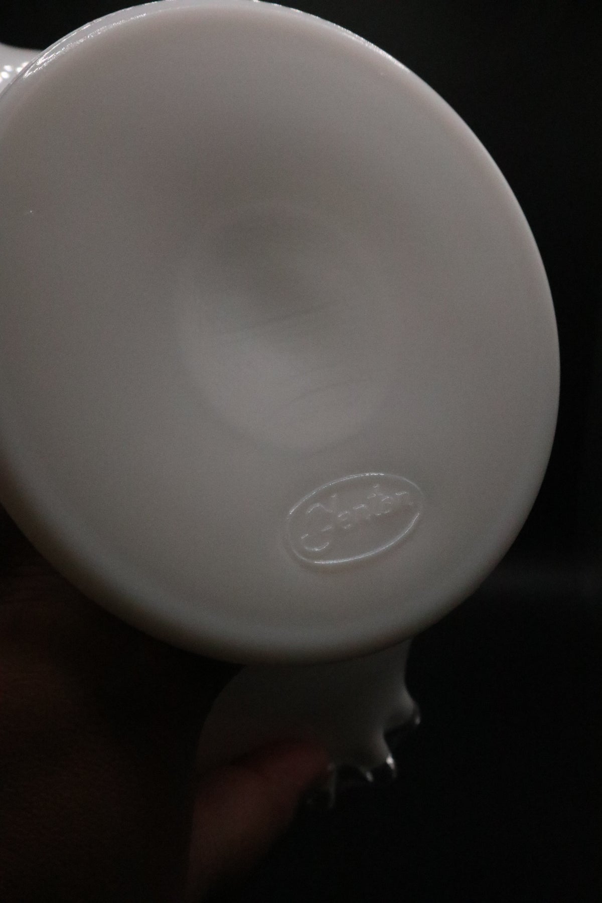 VINTAGE FENTON SILVER CREST FOOTER DISH