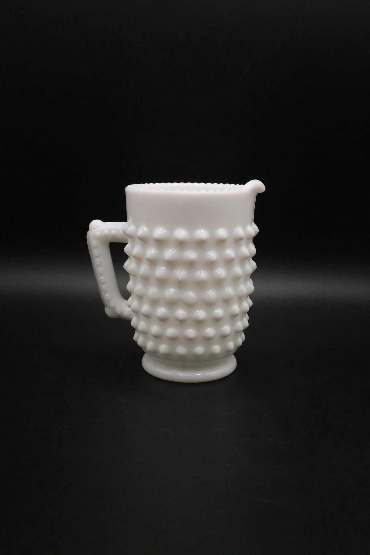 FENTON HOBNAIL MILK GLASSS CREAMER