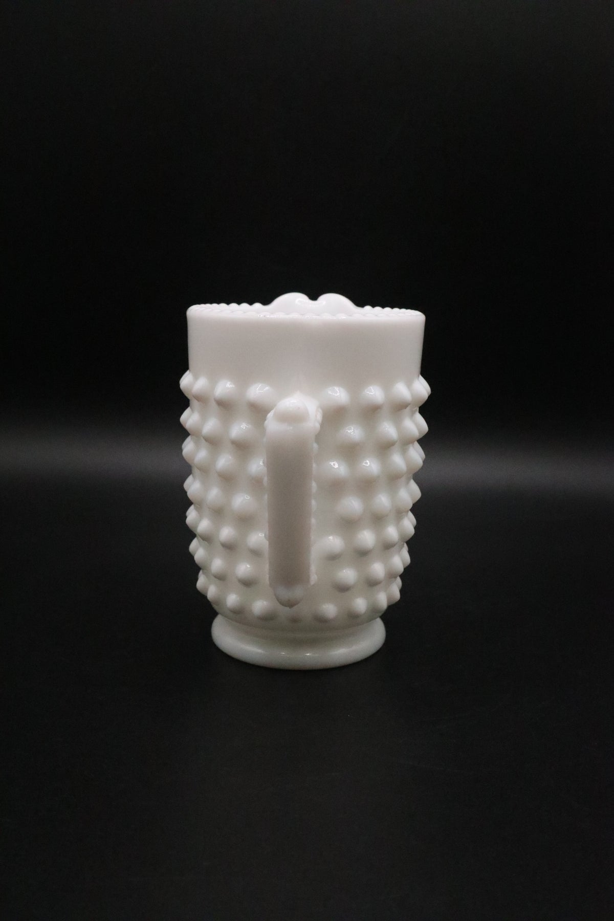 FENTON HOBNAIL MILK GLASSS CREAMER