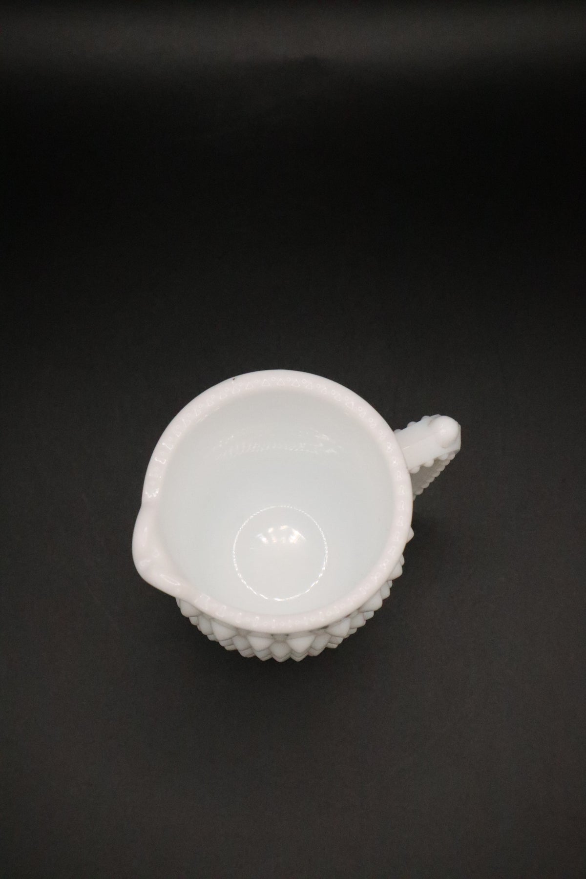 FENTON HOBNAIL MILK GLASSS CREAMER