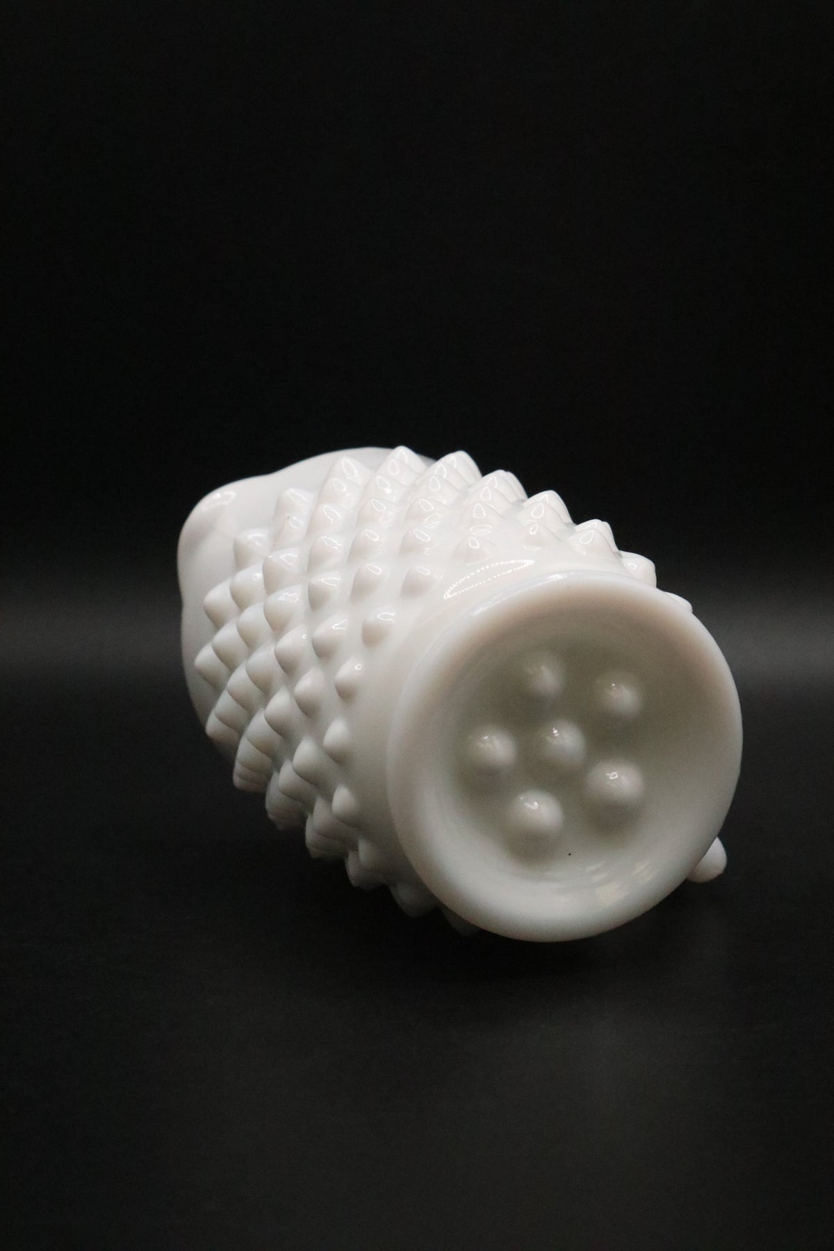 FENTON HOBNAIL MILK GLASSS CREAMER