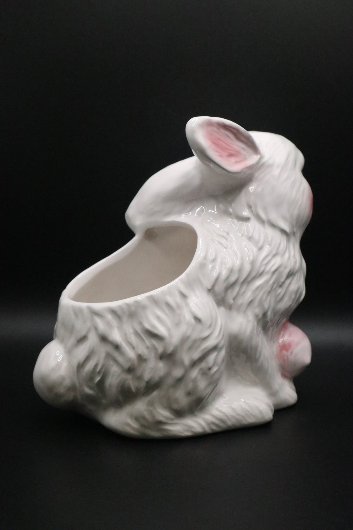 LARGE CERAMIC WHITE RABBIT