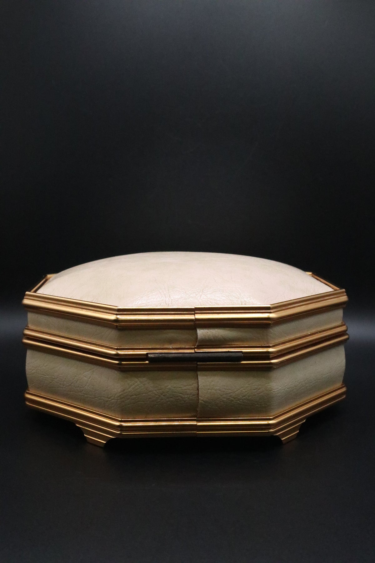 MCM OCTAGONAL JEWELRY BOX WITH MIRROR