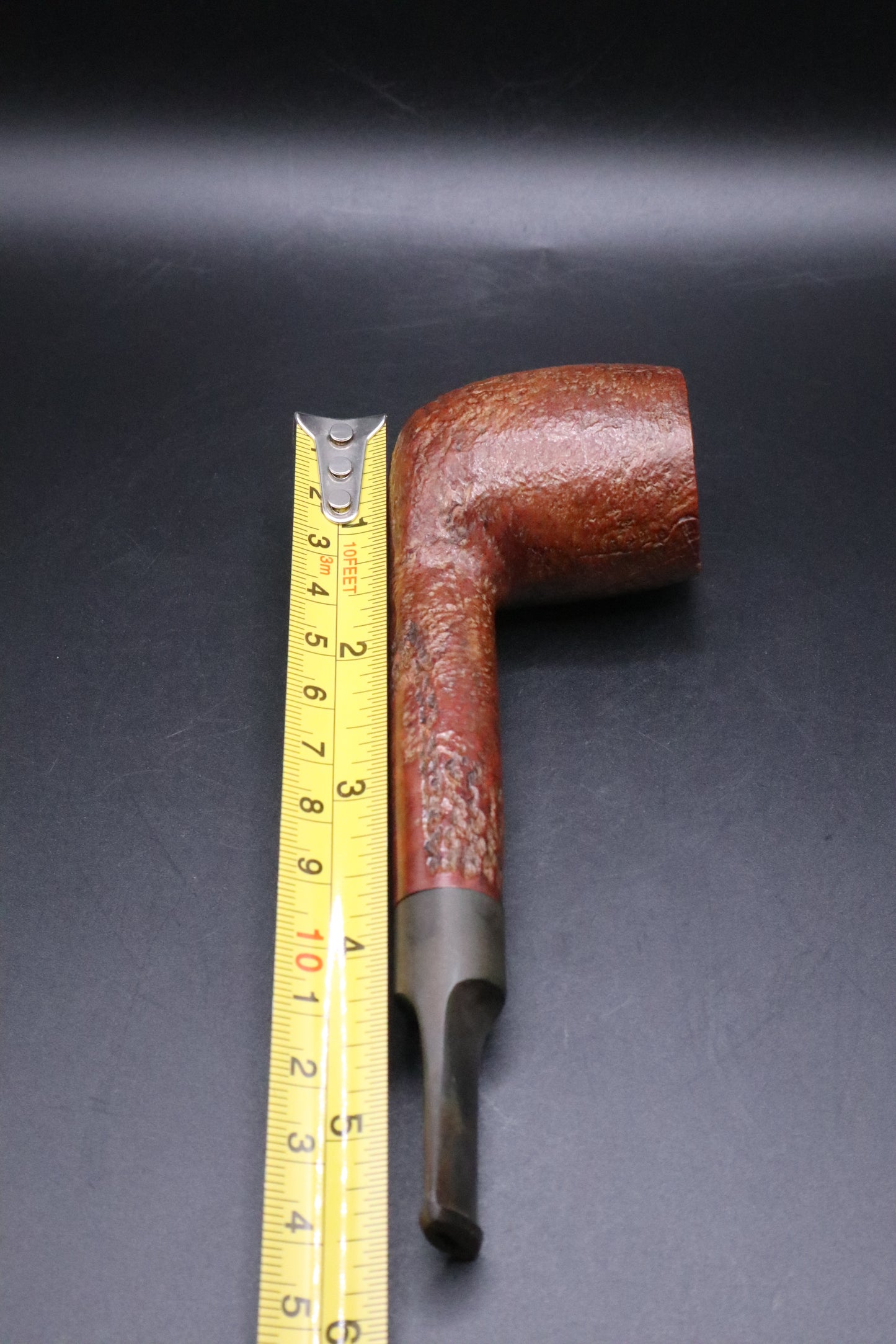 VINTAGE SANDBLASTED BRIAR TABACCO PIPE MADE IN LONDON ENGLAND