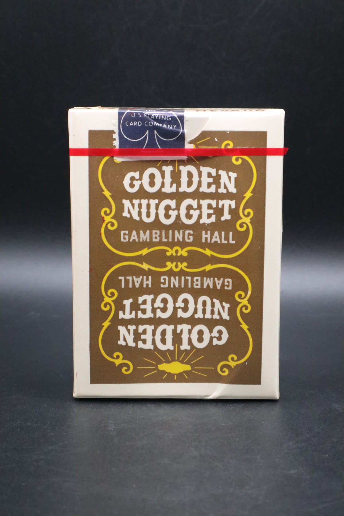 VINTAGE VEGAS GOLDEN NUGGET GAMBLING HAL SEALED POKER CARDS RARE