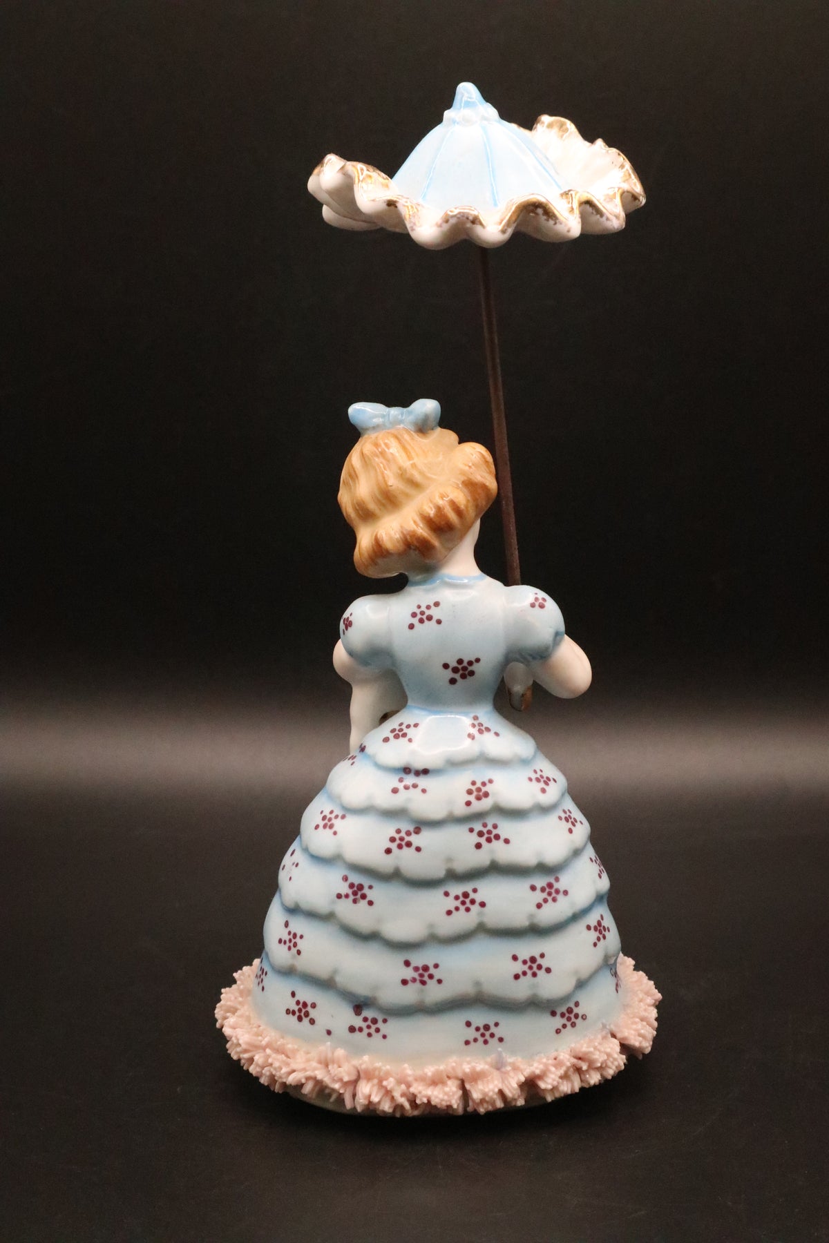 VINTAGE NAPCO VICTORIAN GIRL WITH CAT