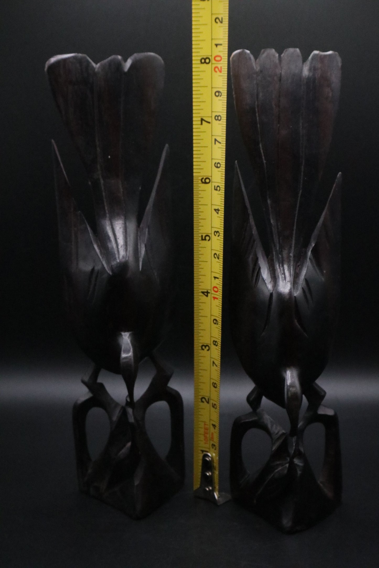 IRONWOOD CARVED BIRDS BALI (PAIR)