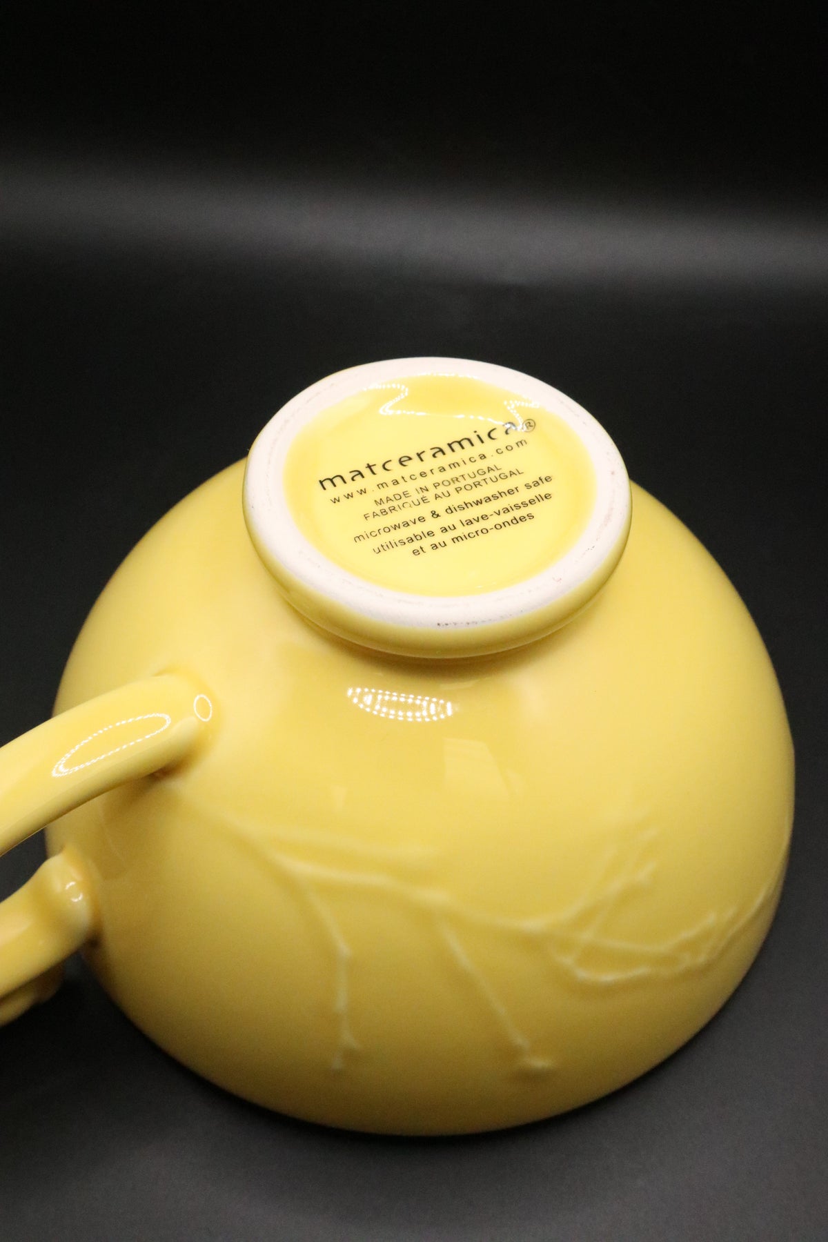 MATCERAMICA PORTUGAL YELLOW BIRD COFFEE MUG