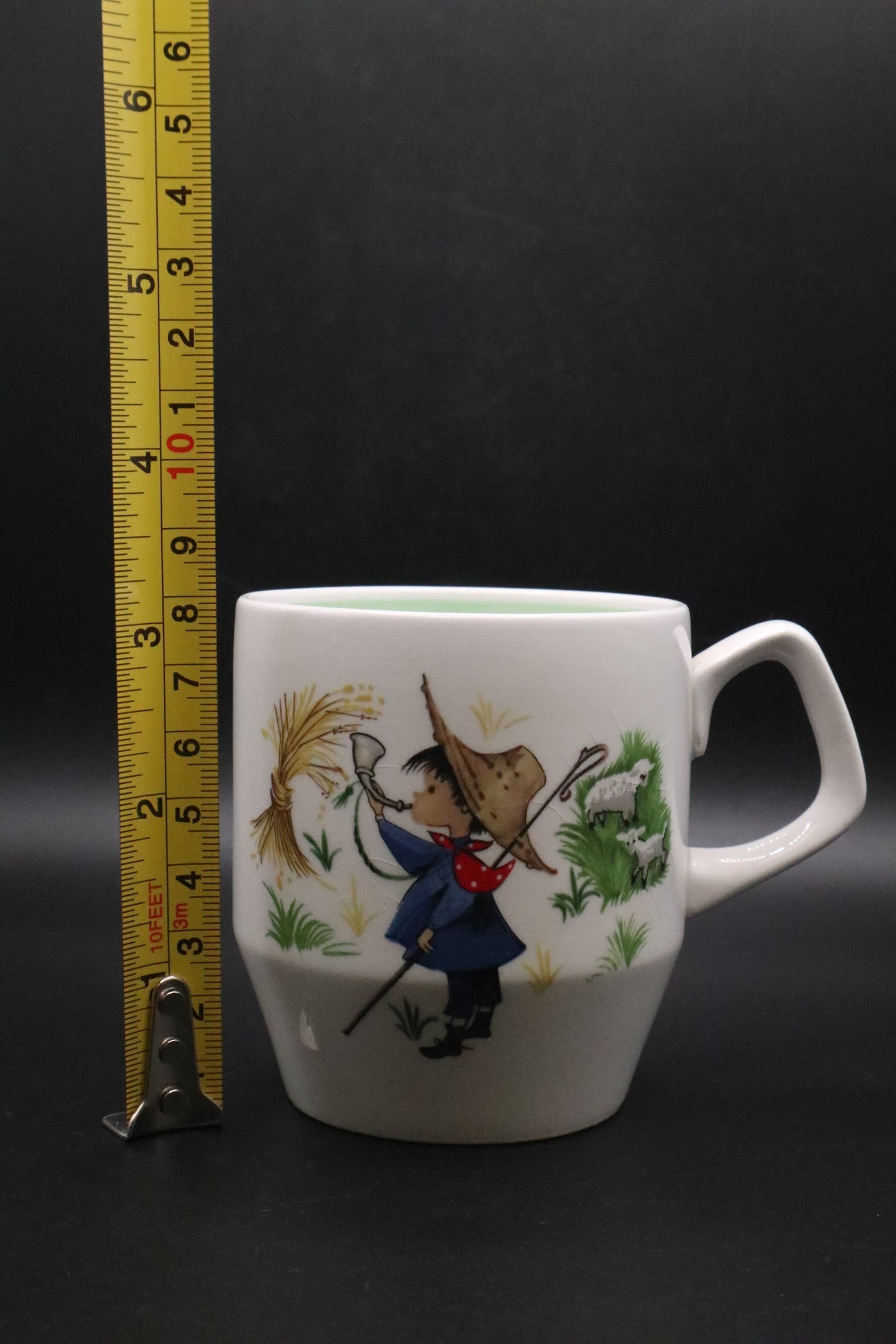 WOOD'S ENGLAND CHILD'S MUG "LITTLE BOY BLUE"