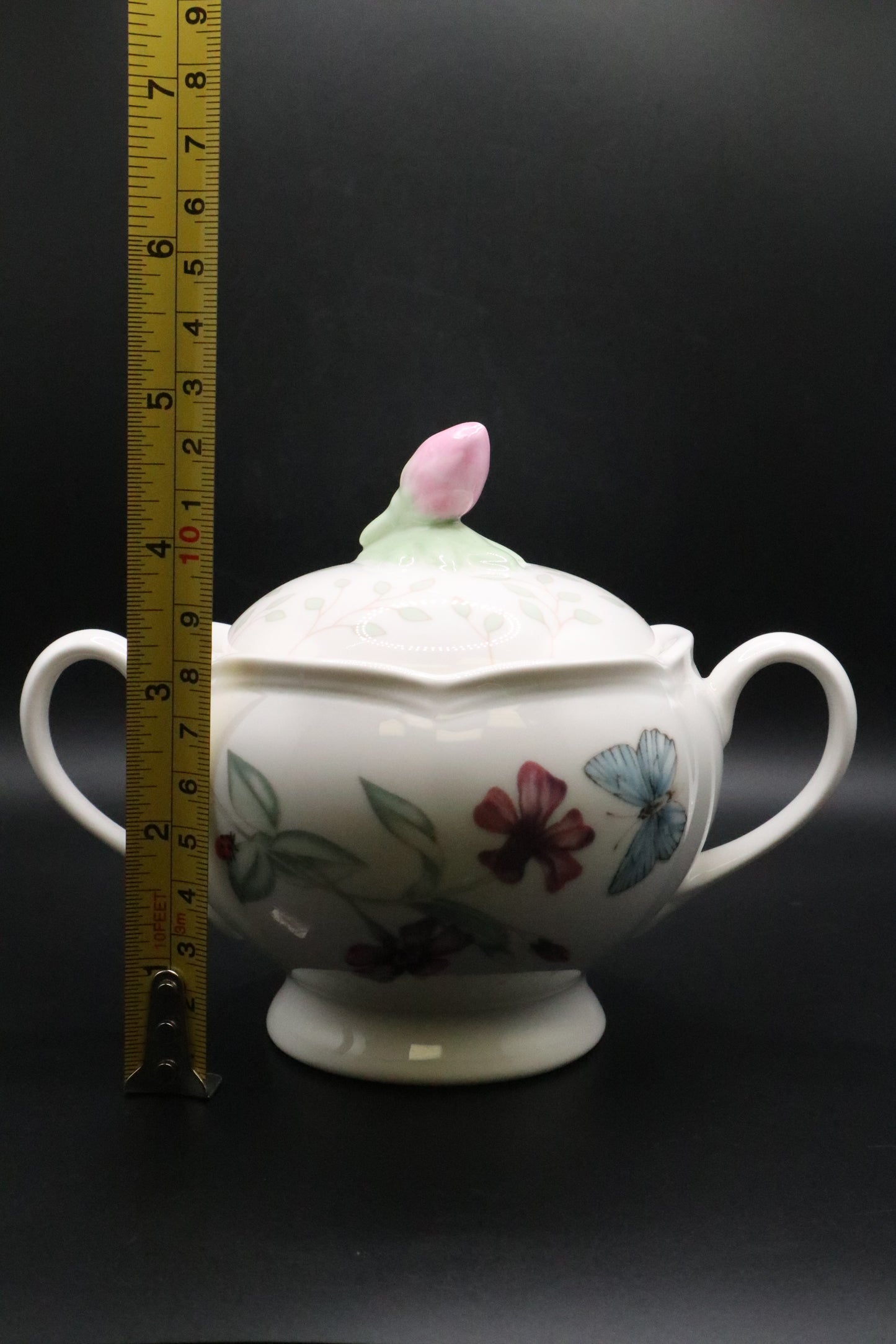 LENOX BUTTERFLY MEADOW SUGAR BOWL