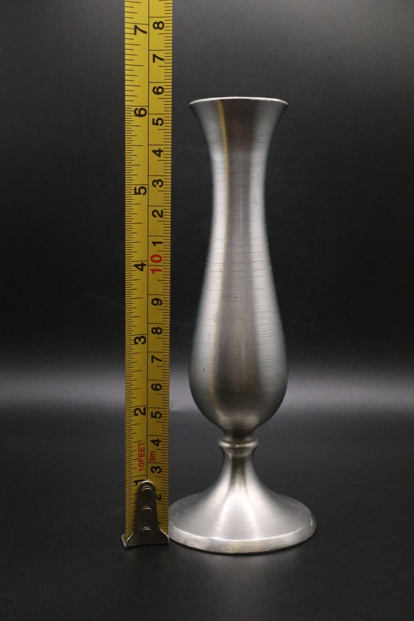 VINTAGE LEONARD PEWTER BUD VASE