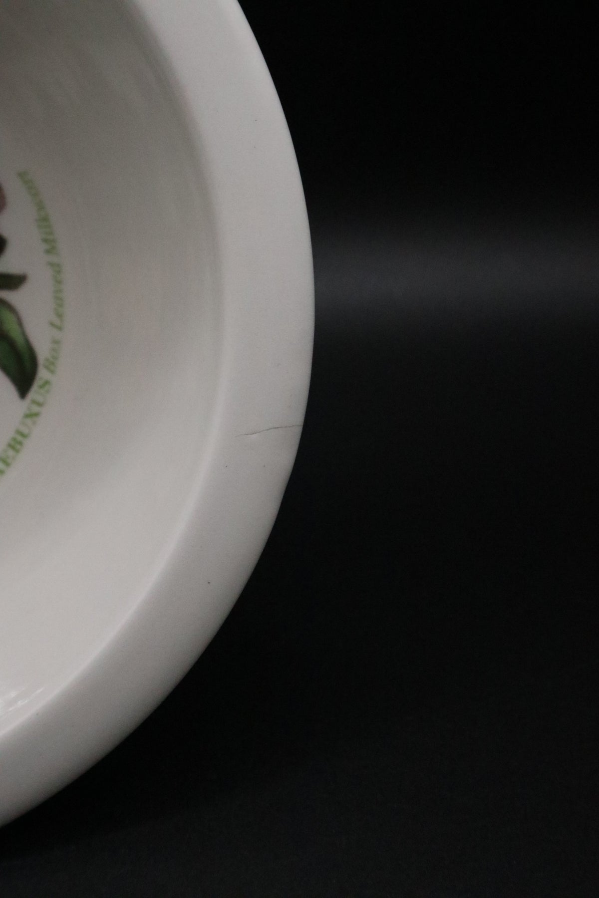 PORTMEIRION BOTANIC GARDEN SOVEREIGN SHAPE RIM FOOTED SORBET POTPOURRI