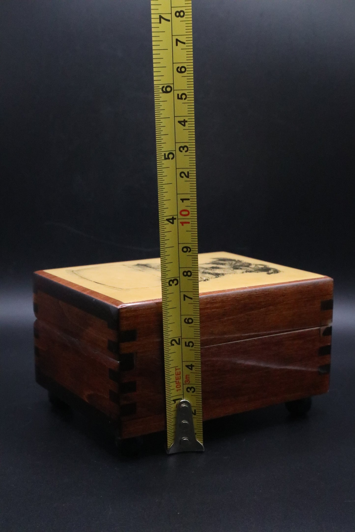 VINTAGE REUGE SWISS MVMT MUSIC TRINKET/JEWELRY BOX